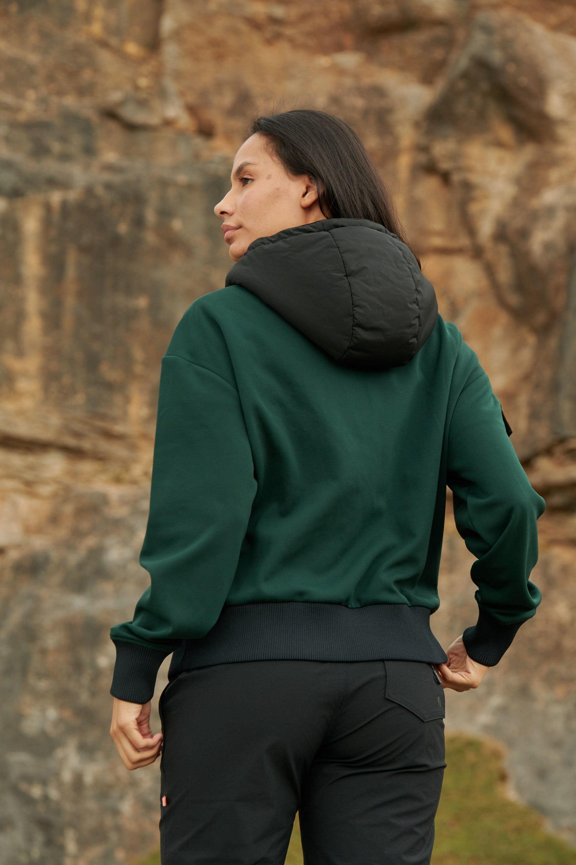 Women's Eco-friendly Hoodie - Into The Forest - Natural Clothing