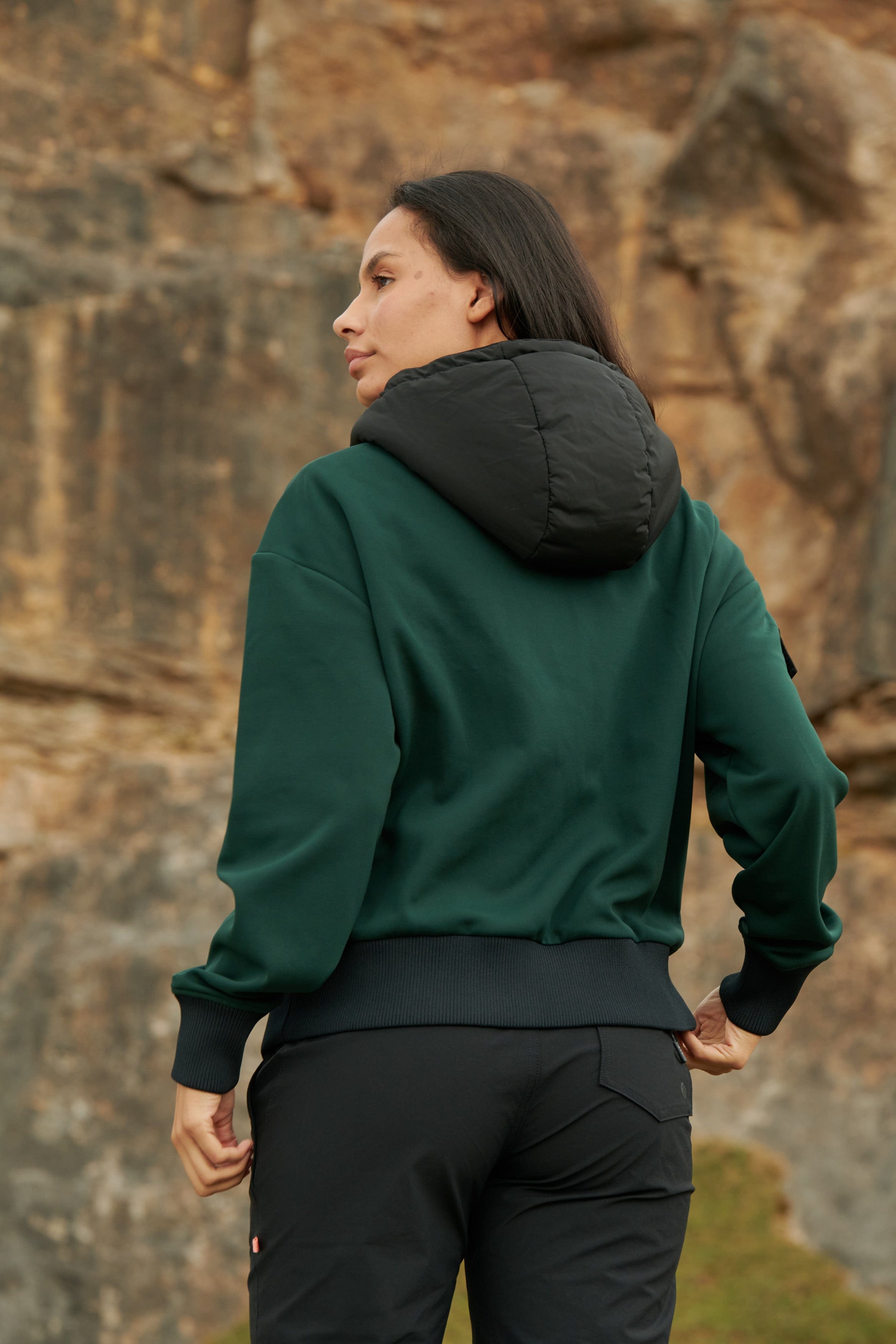 Go Explore Hoodie  - Forest Green Sweatshirt  