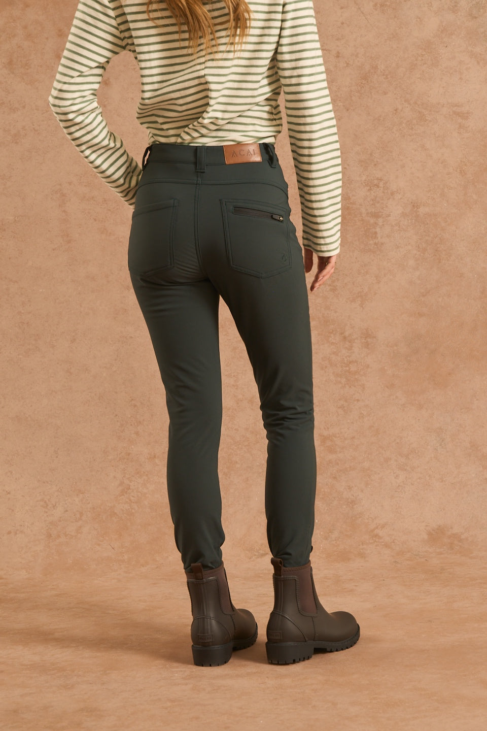 MAX Stretch Skinny Outdoor Trousers - Forest Green