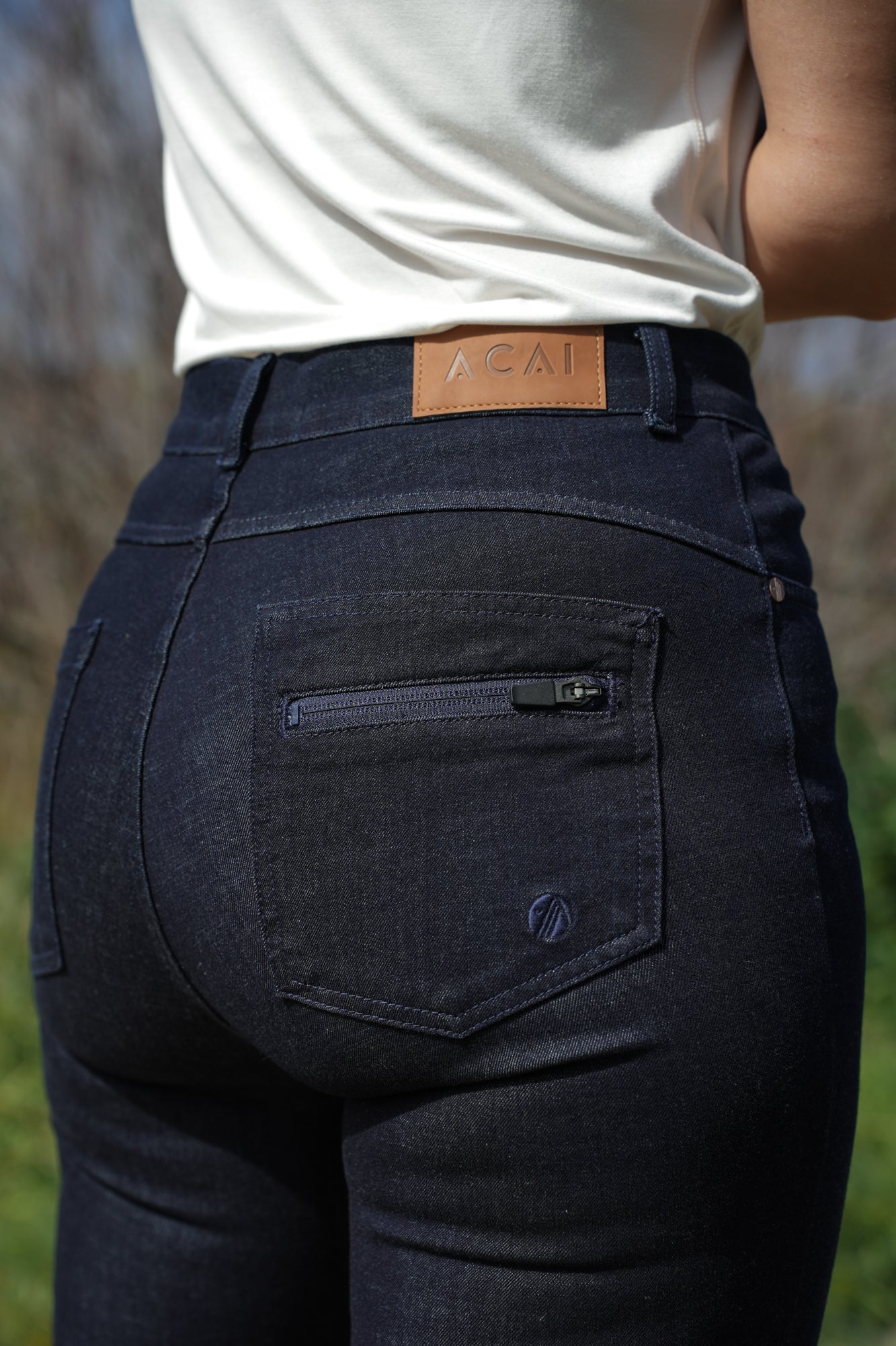 MAX Stretch Skinny Denim Jeans - Dark Blue Denim