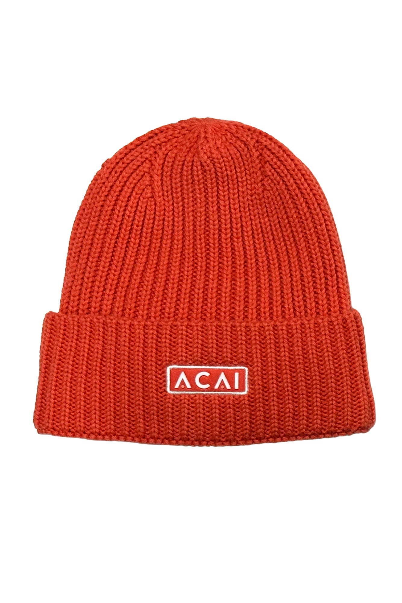 Merino Wool Beanie - Mandarin