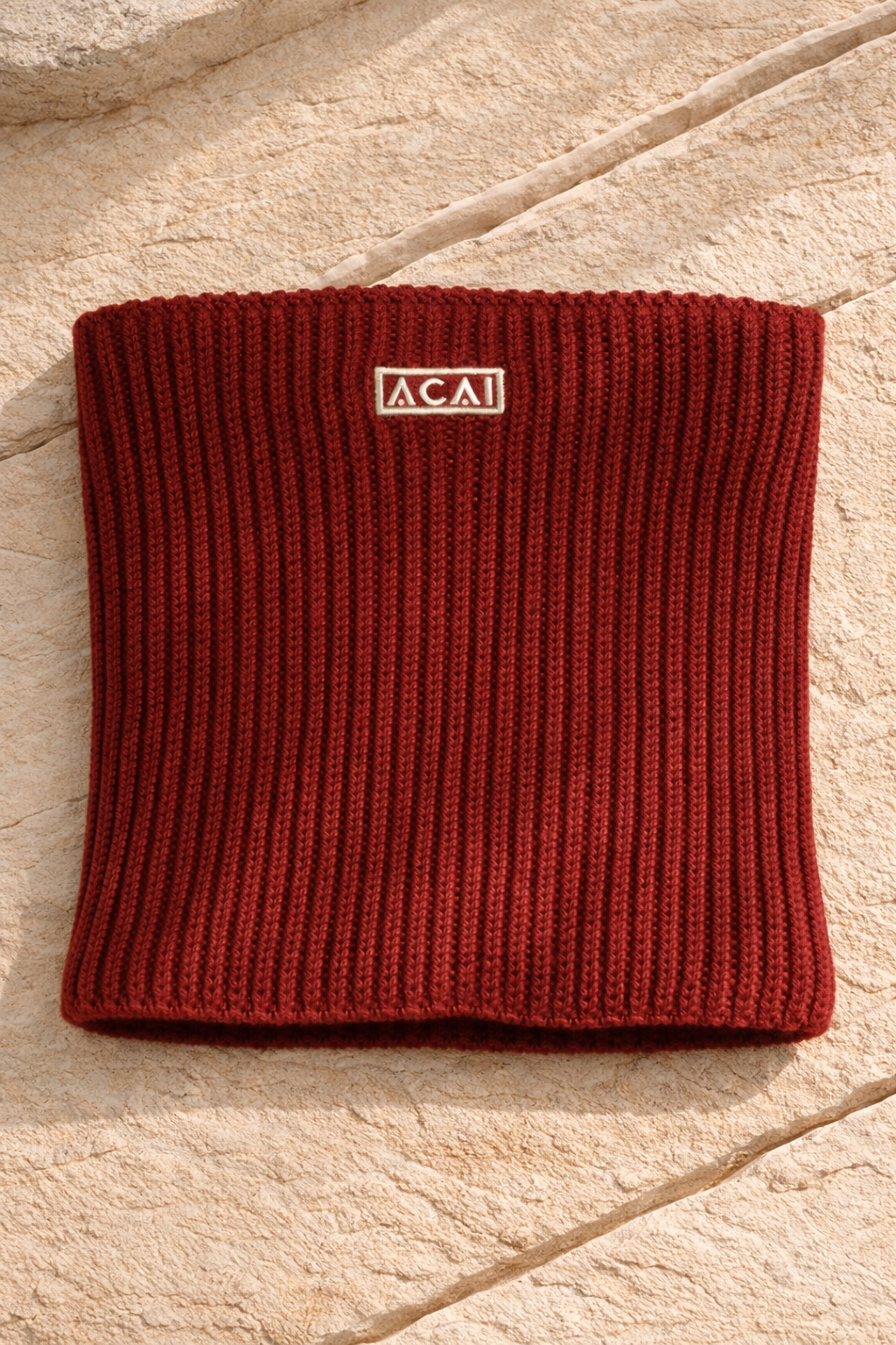 Merino Wool Snood - Cabernet