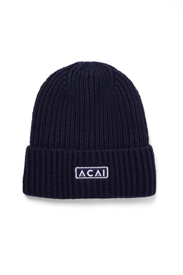 Merino Wool Beanie - Deep Navy Accessories  