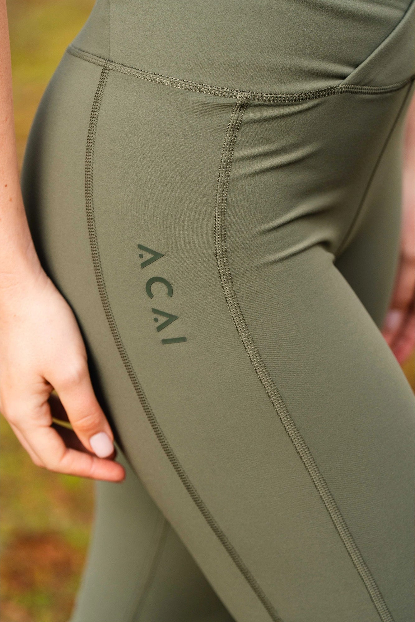 Encompass Flared Trousers - Deep Sage Trousers