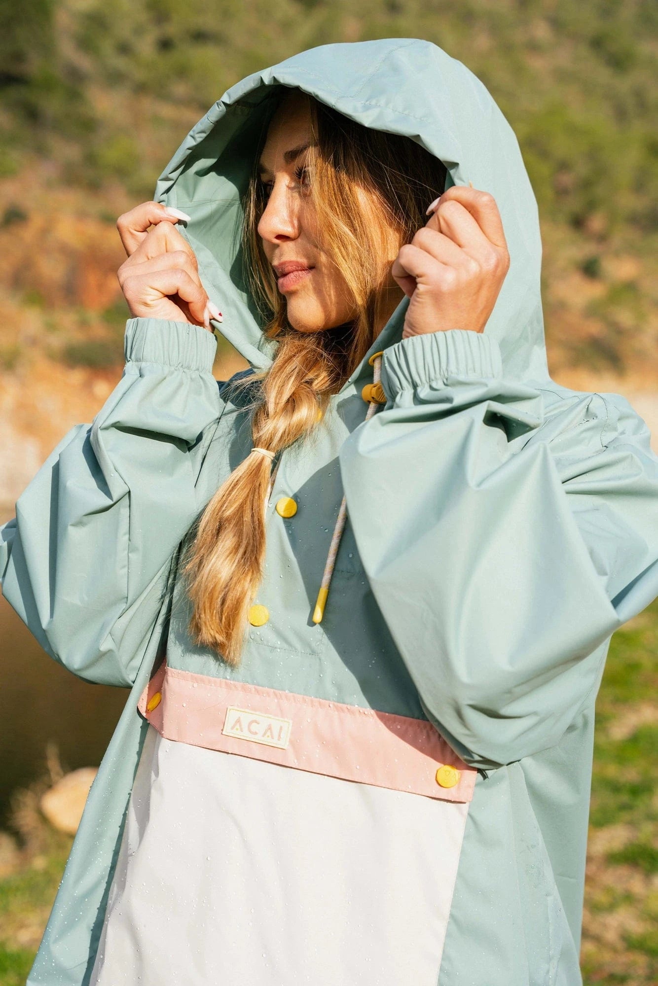 Raindrop Packaway - Lilypad Jackets