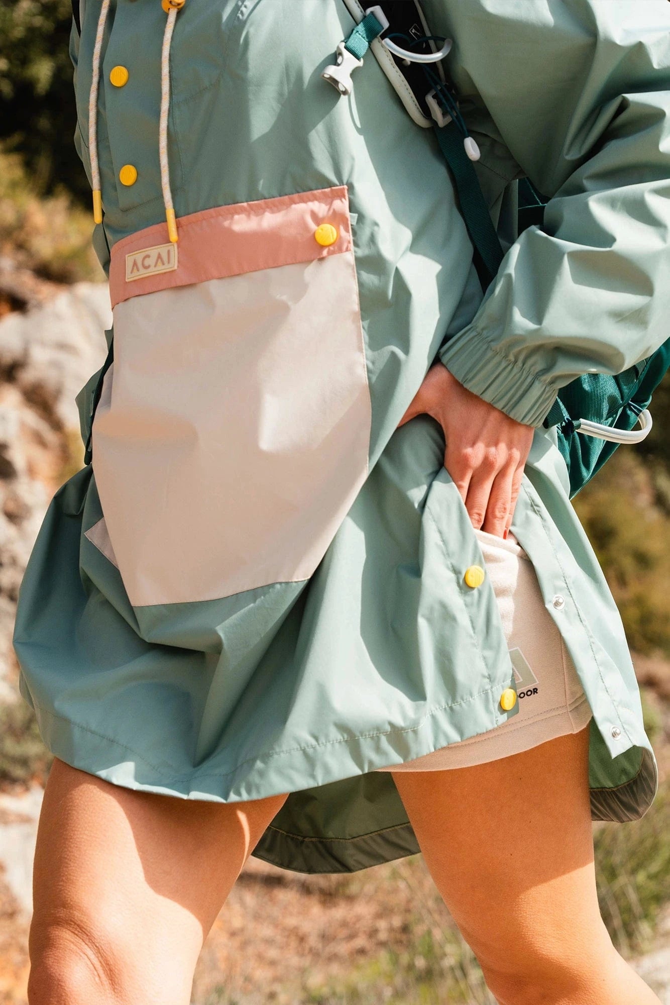 Raindrop Packaway - Lilypad Jackets