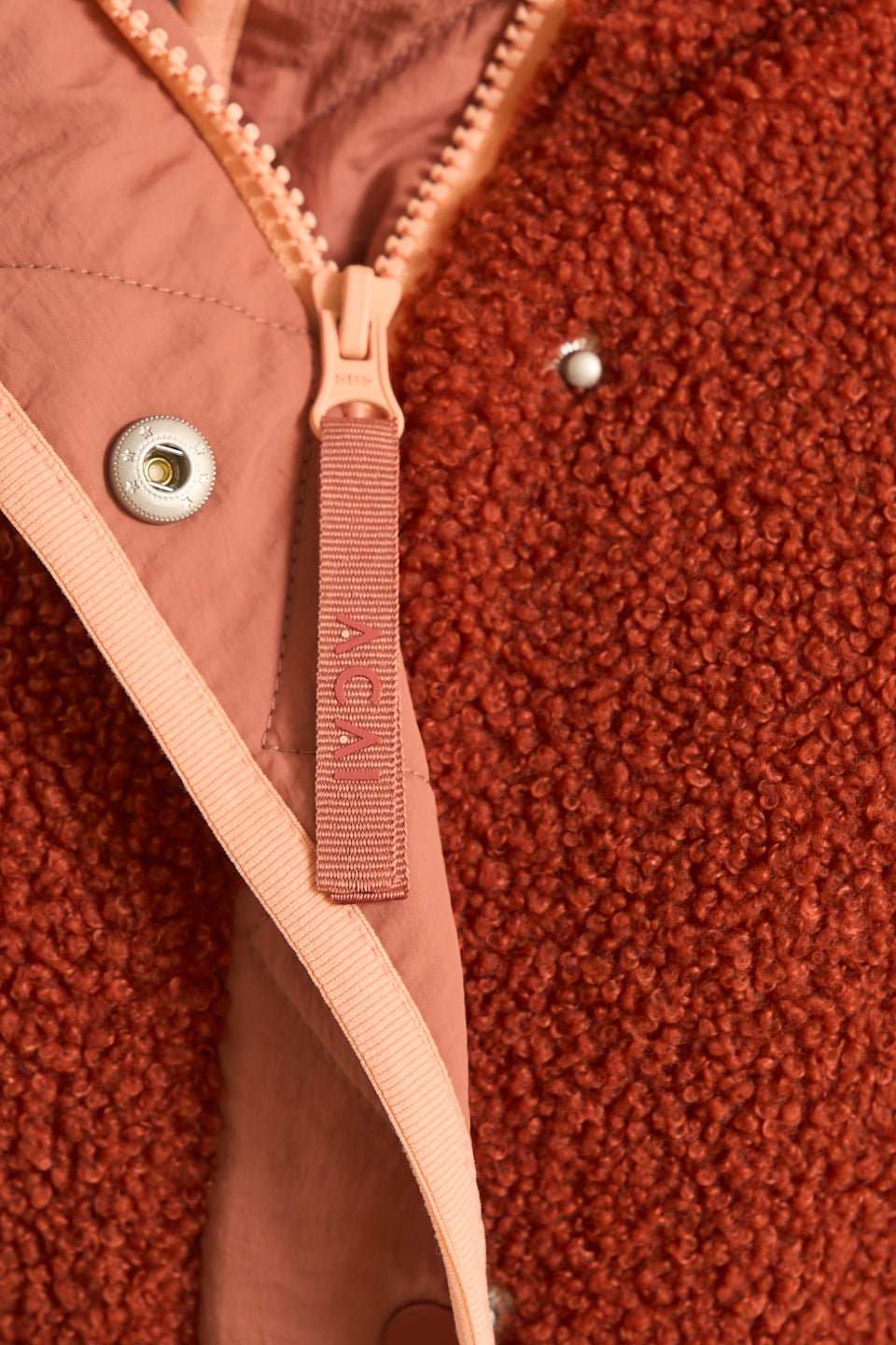 Campfire Quilted Fleece - Russet