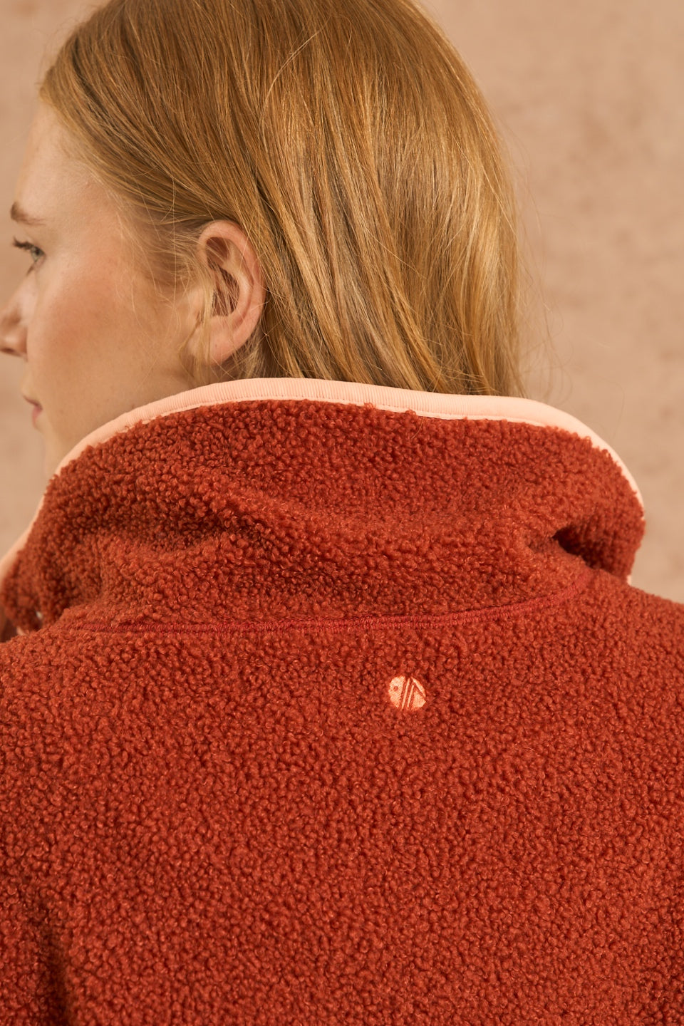 Campfire Quilted Fleece - Russet
