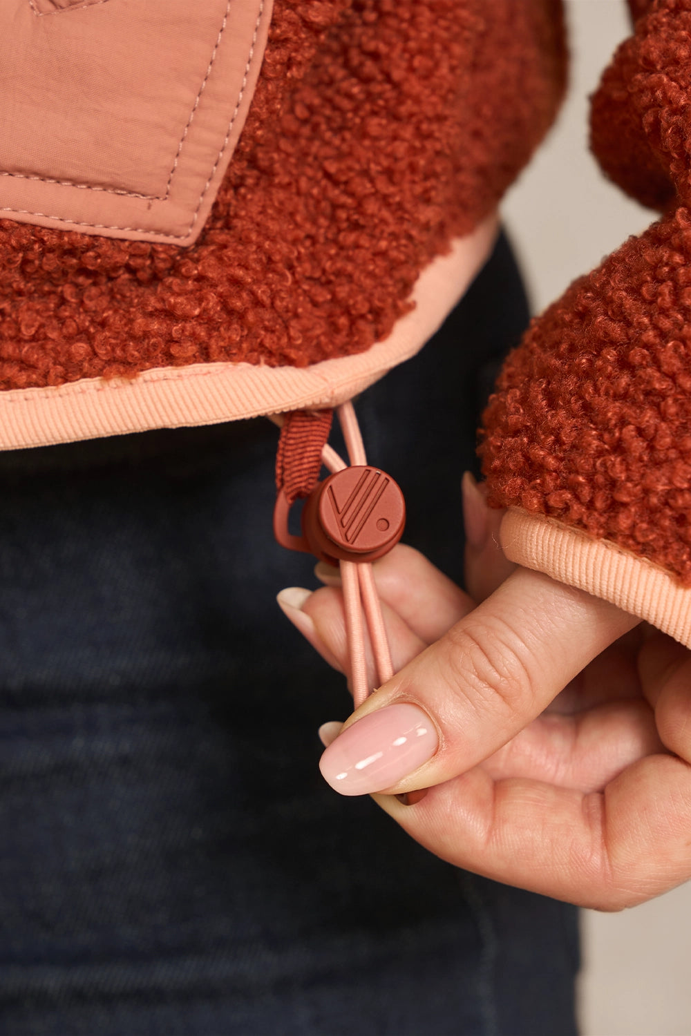 Campfire Quilted Fleece - Russet
