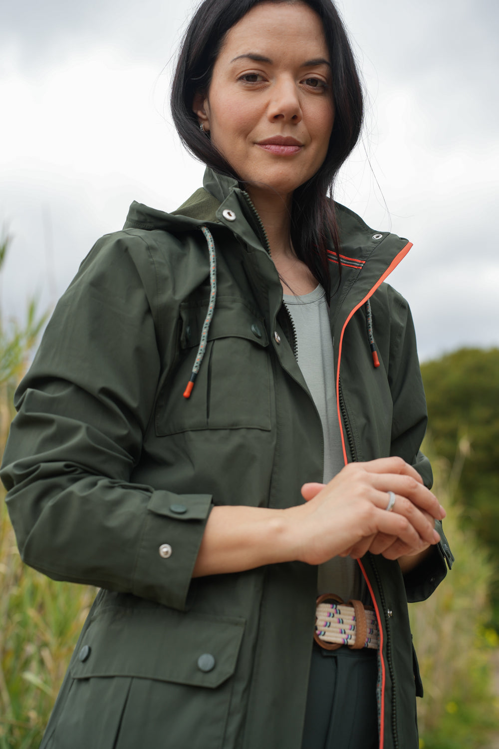 River Waterproof Jacket Deep Khaki | ACAI