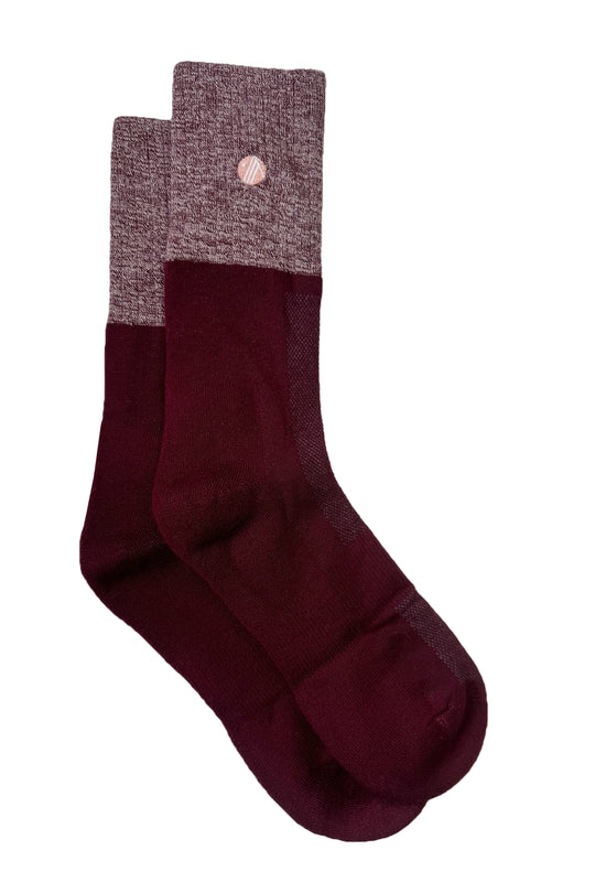 Bamboo Hiking Socks - Roasted Fig