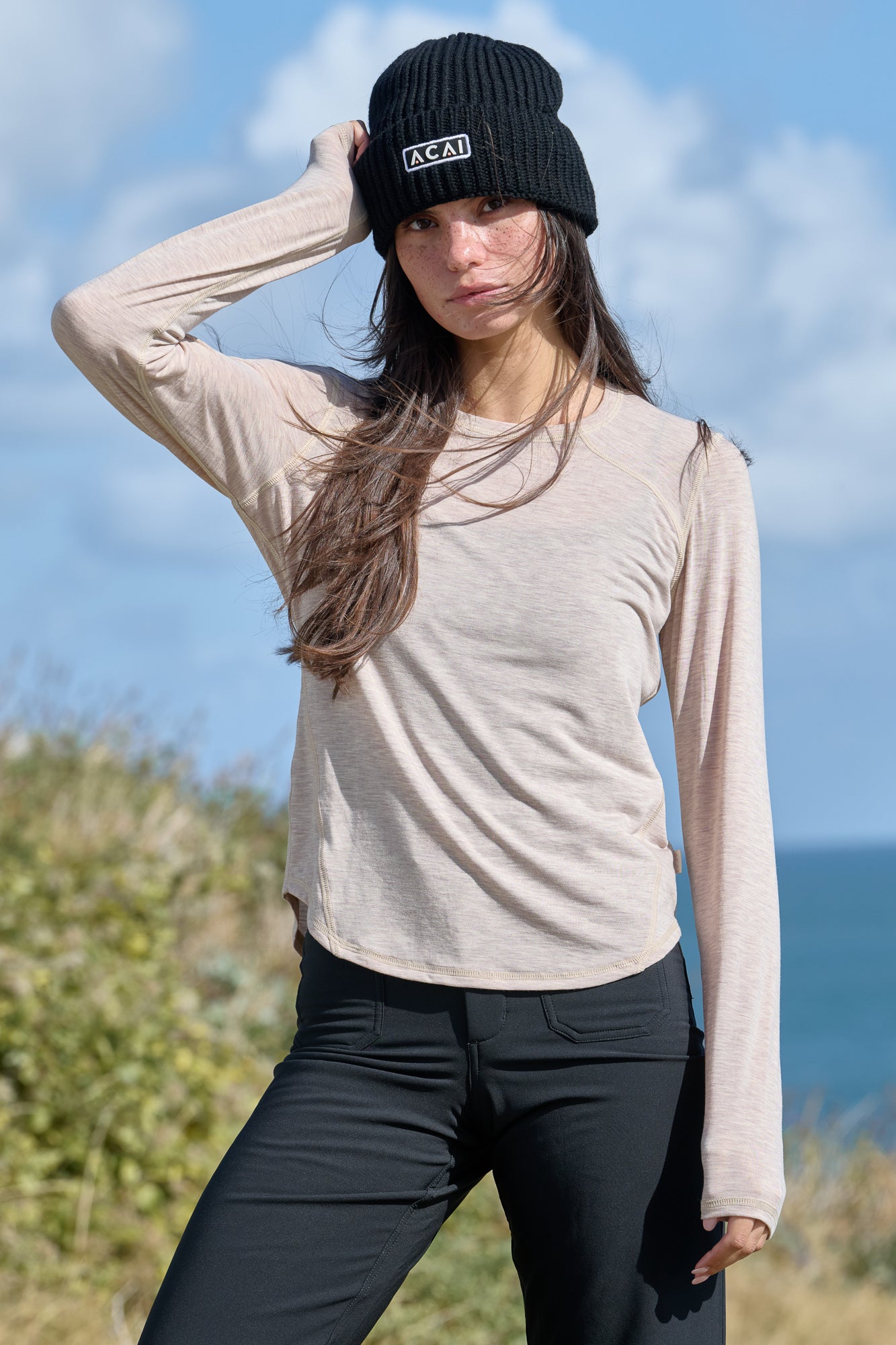 Essence Long Sleeve Baselayer - Oatmeal