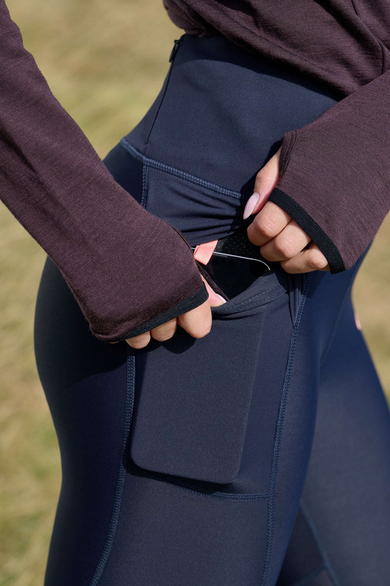 Thermal Altitude Leggings - Full Length - Deep Navy