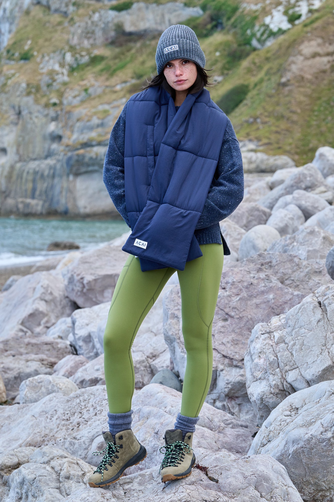 Cloud Wrap Scarf - Deep Navy