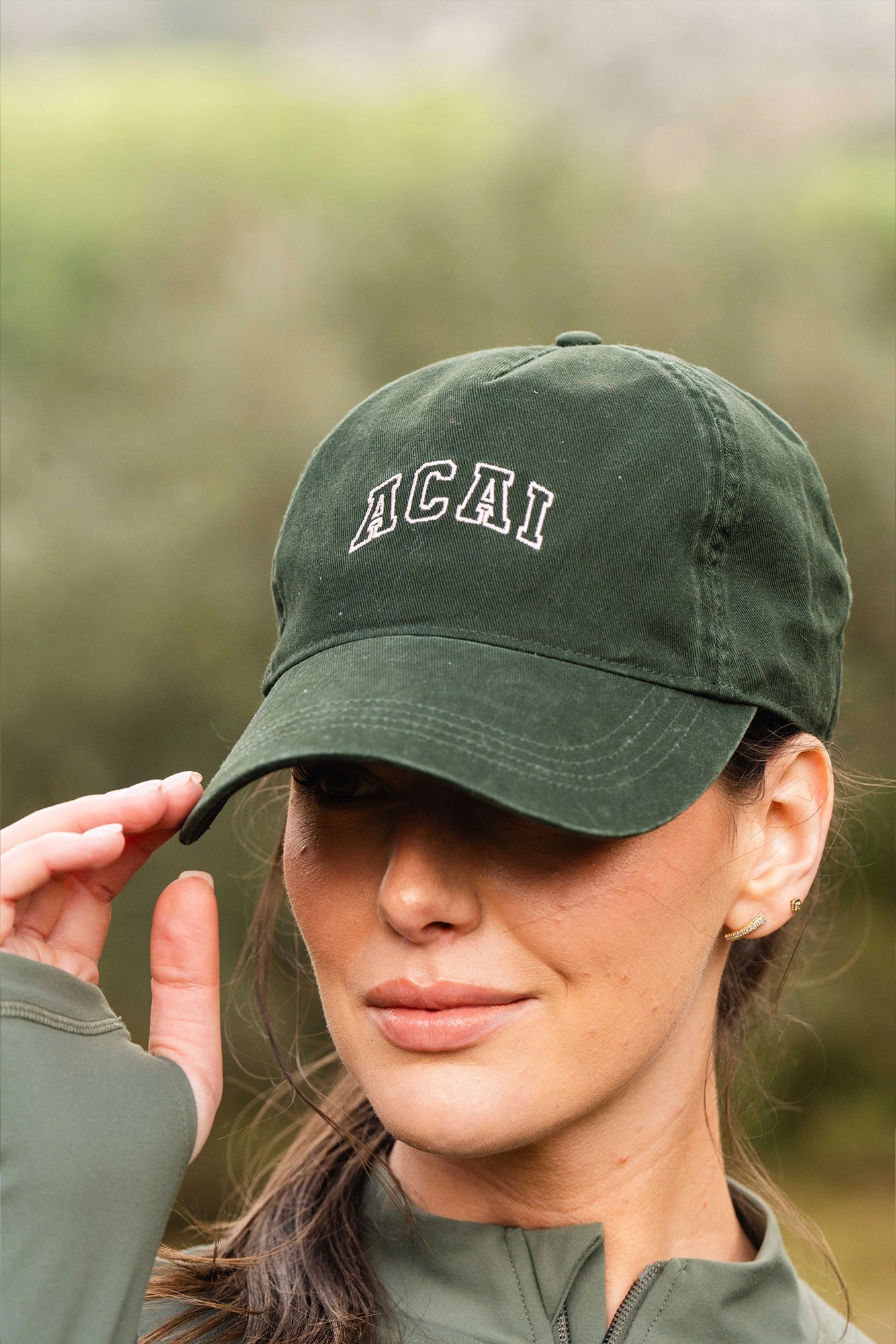 Washed Cotton Cap - Pine Accessories