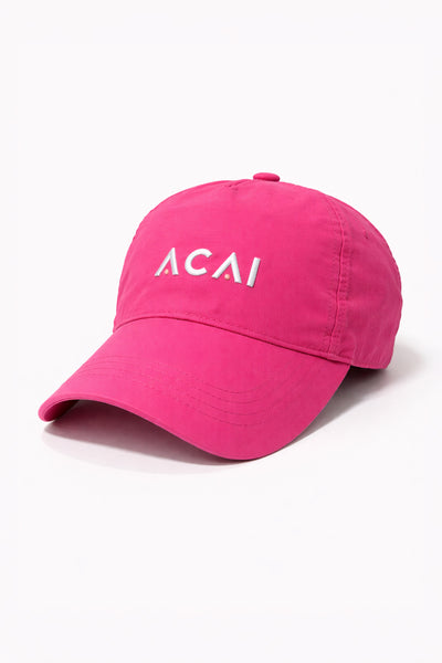 ACAI Fuchsia Weekend Cap | Shower Resistant