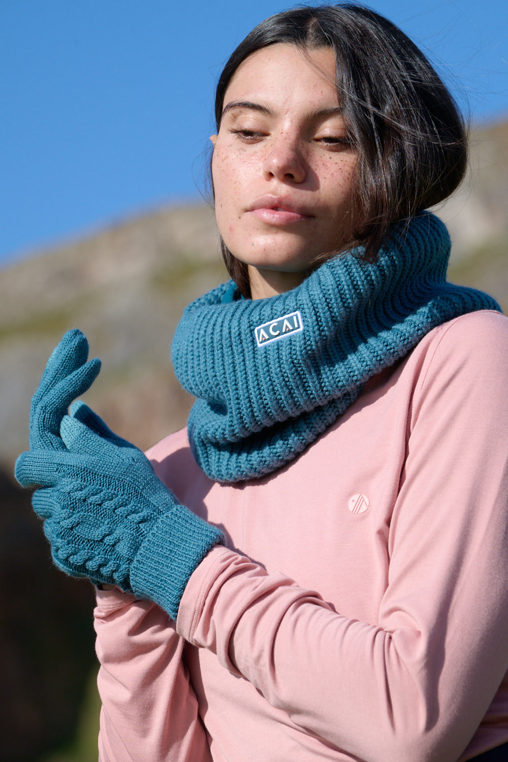 Merino Wool Snood - Wild Fern