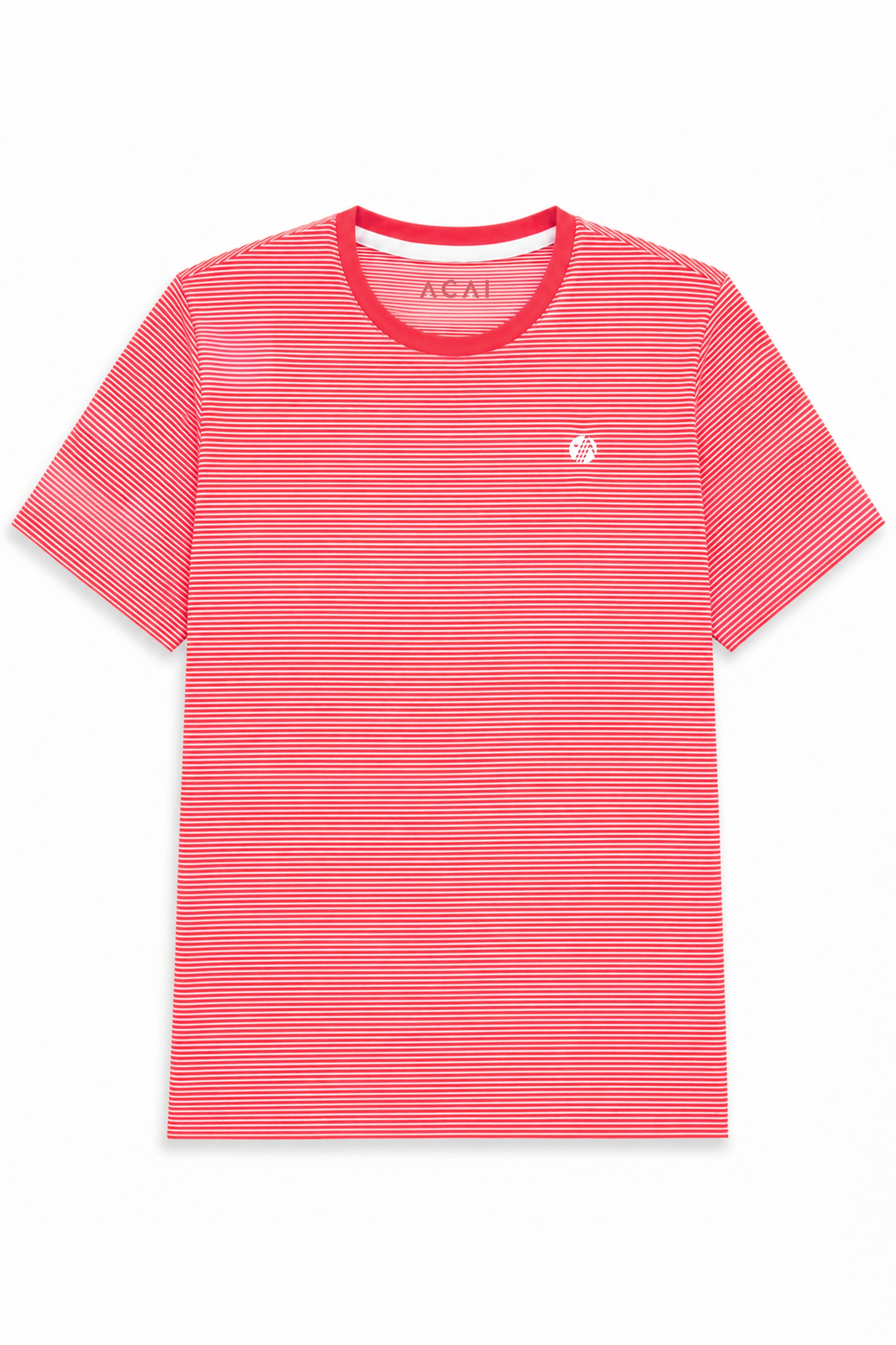 Glide Boxy Tee - Mandarin Stripe