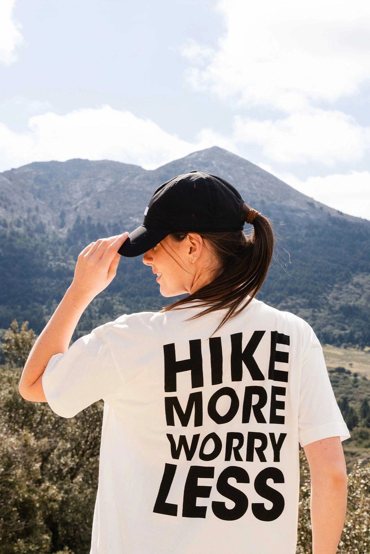 Hike More Graphic Tee - White T-Shirts