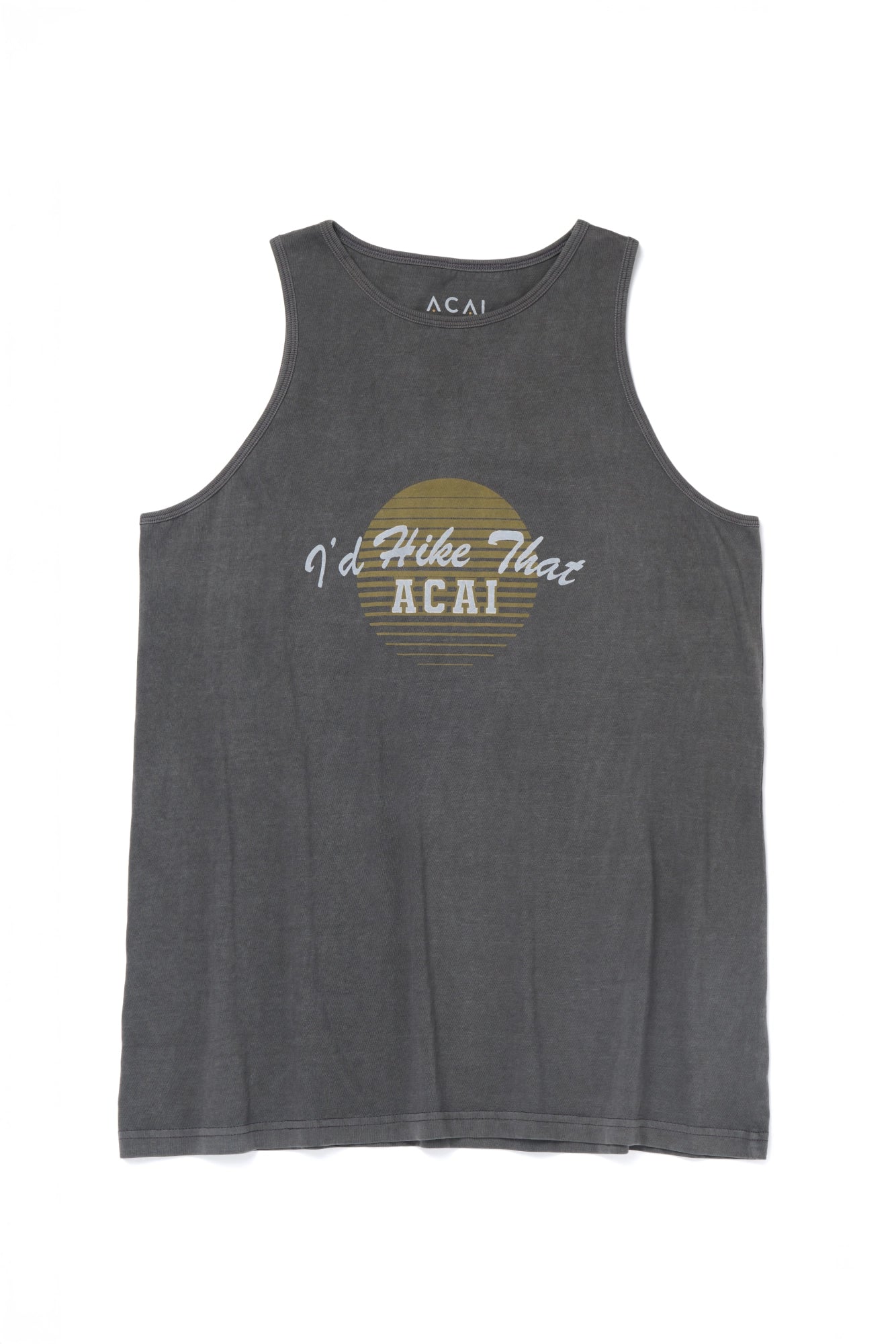 I'd Hike That Graphic Tank - Washed Black T-Shirts