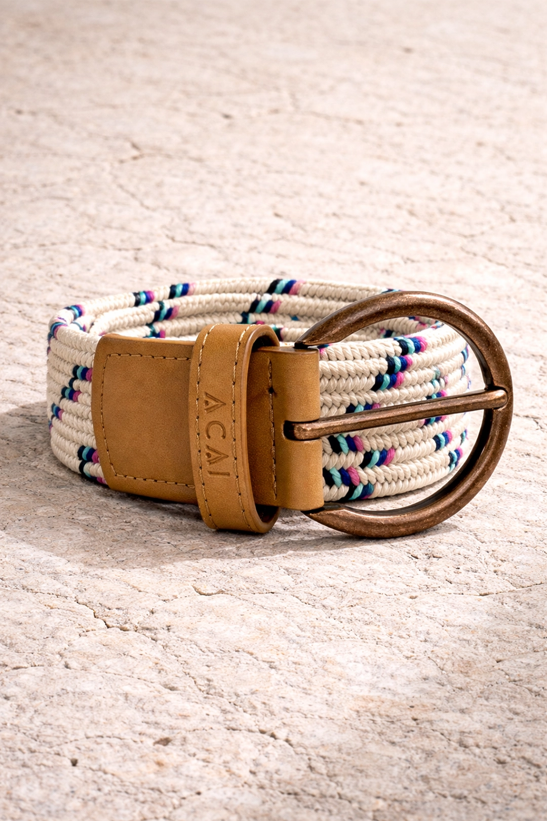The Outdoor Braided Belt - Oatmeal
