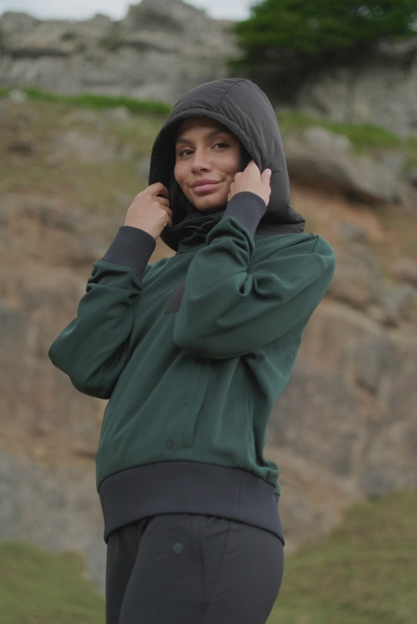 Go Explore Hoodie - Forest Green Sweatshirt