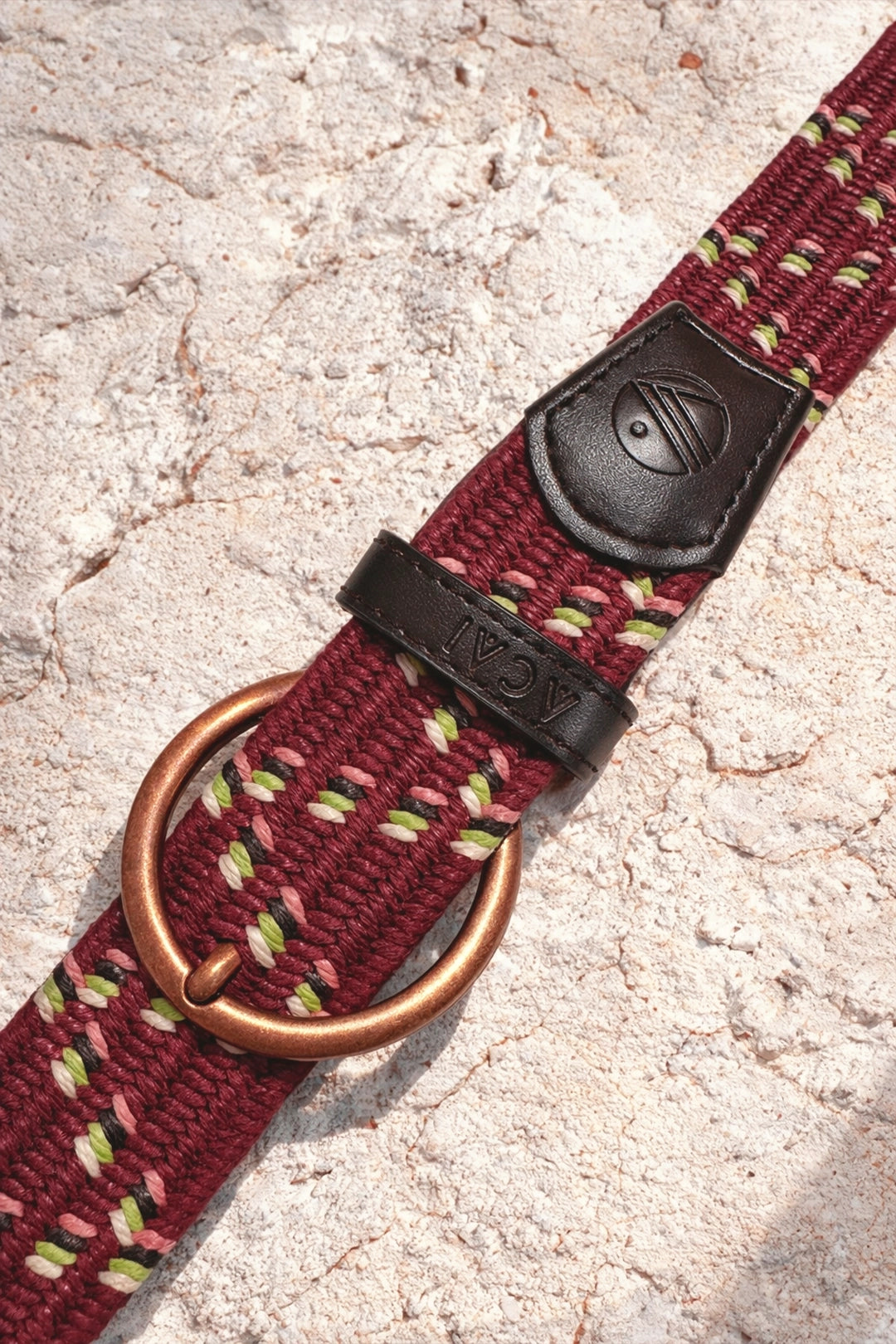 The Outdoor Braided Belt - Cabernet