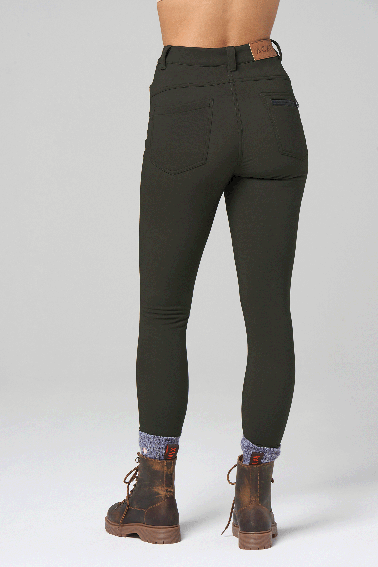 Thermal Skinny Outdoor Trousers - Espresso Trousers  