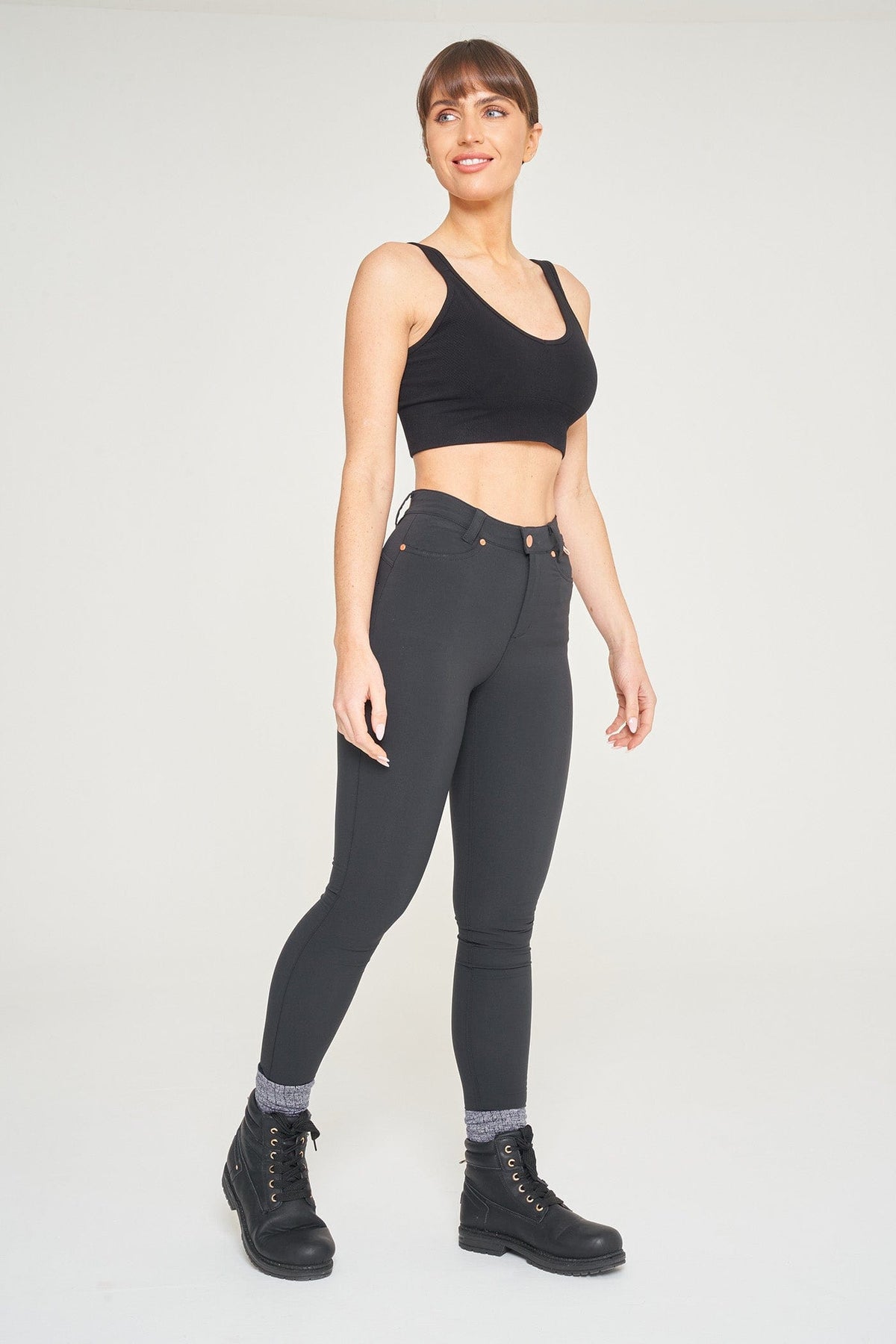 Bamboo Hike Bra - Black Base Layer  