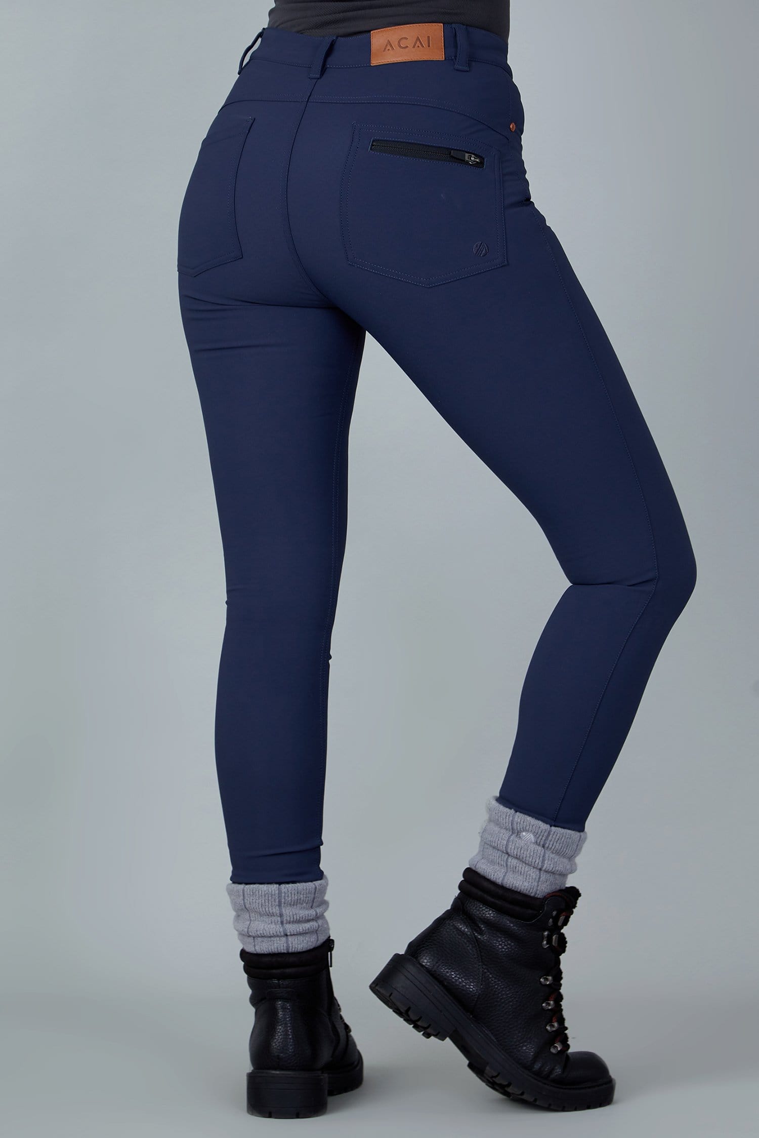 High Abrasion Aventurite Skinny Outdoor Trousers - Midnight Blue Trousers  