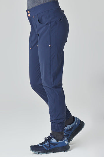 Casual Stroll Pants - Deep Navy Trousers  
