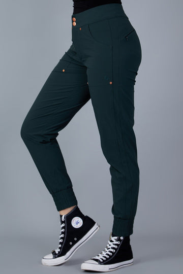 Casual Stroll Pants - Forest Green