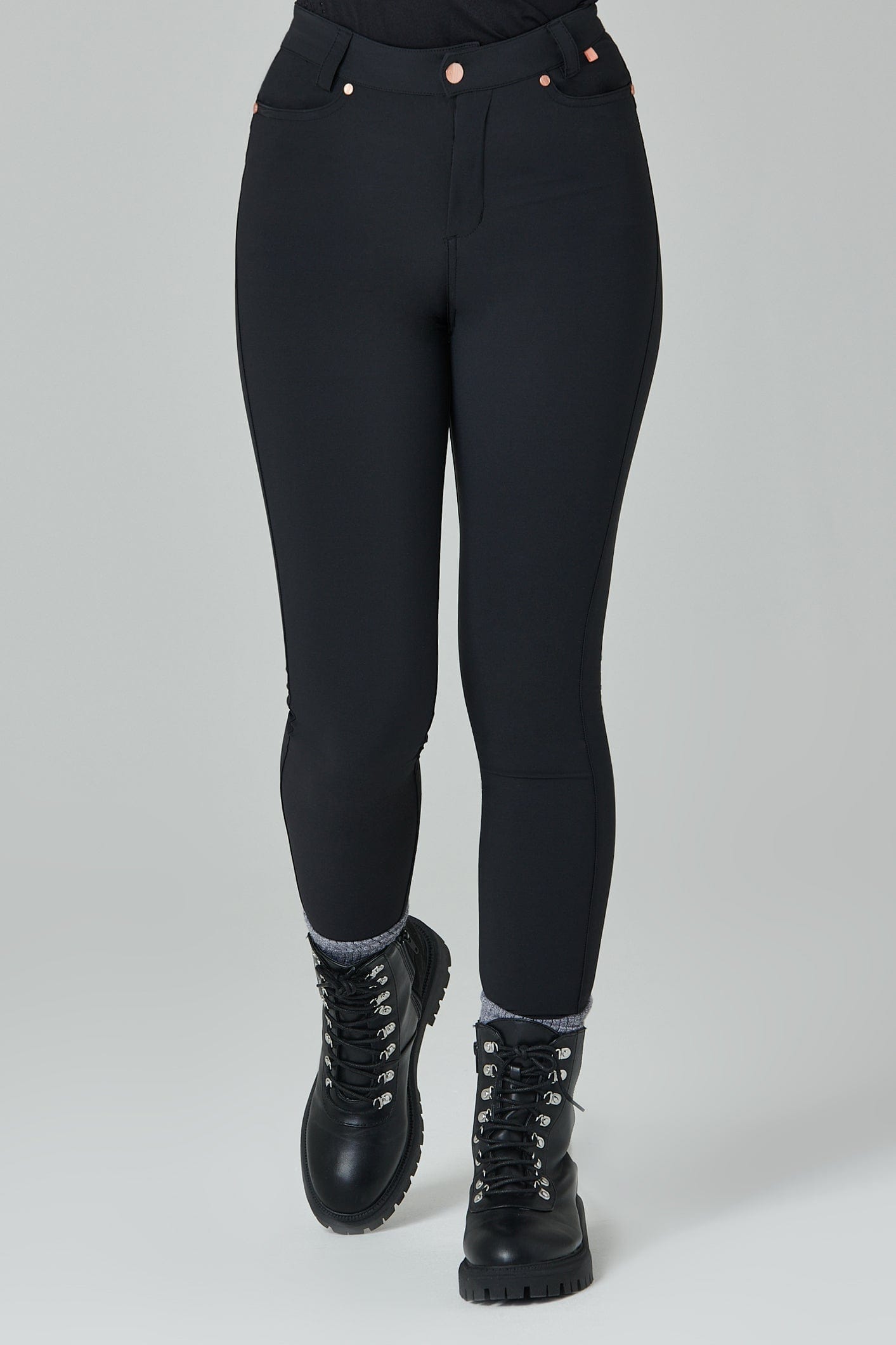 MAX Stretch Skinny Outdoor Trousers - Black Trousers  