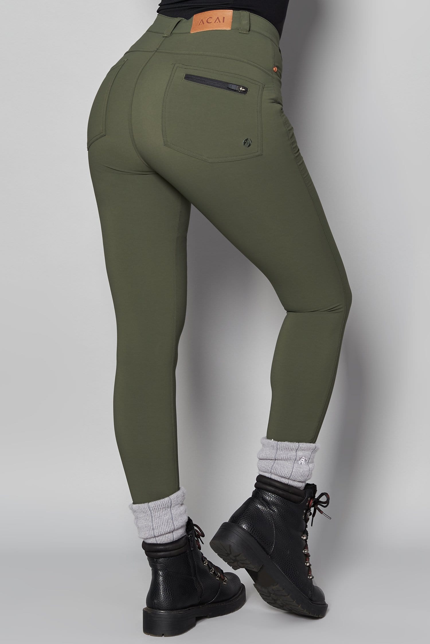 MAX Stretch Skinny Outdoor Trousers - Khaki - ACAI Activewear