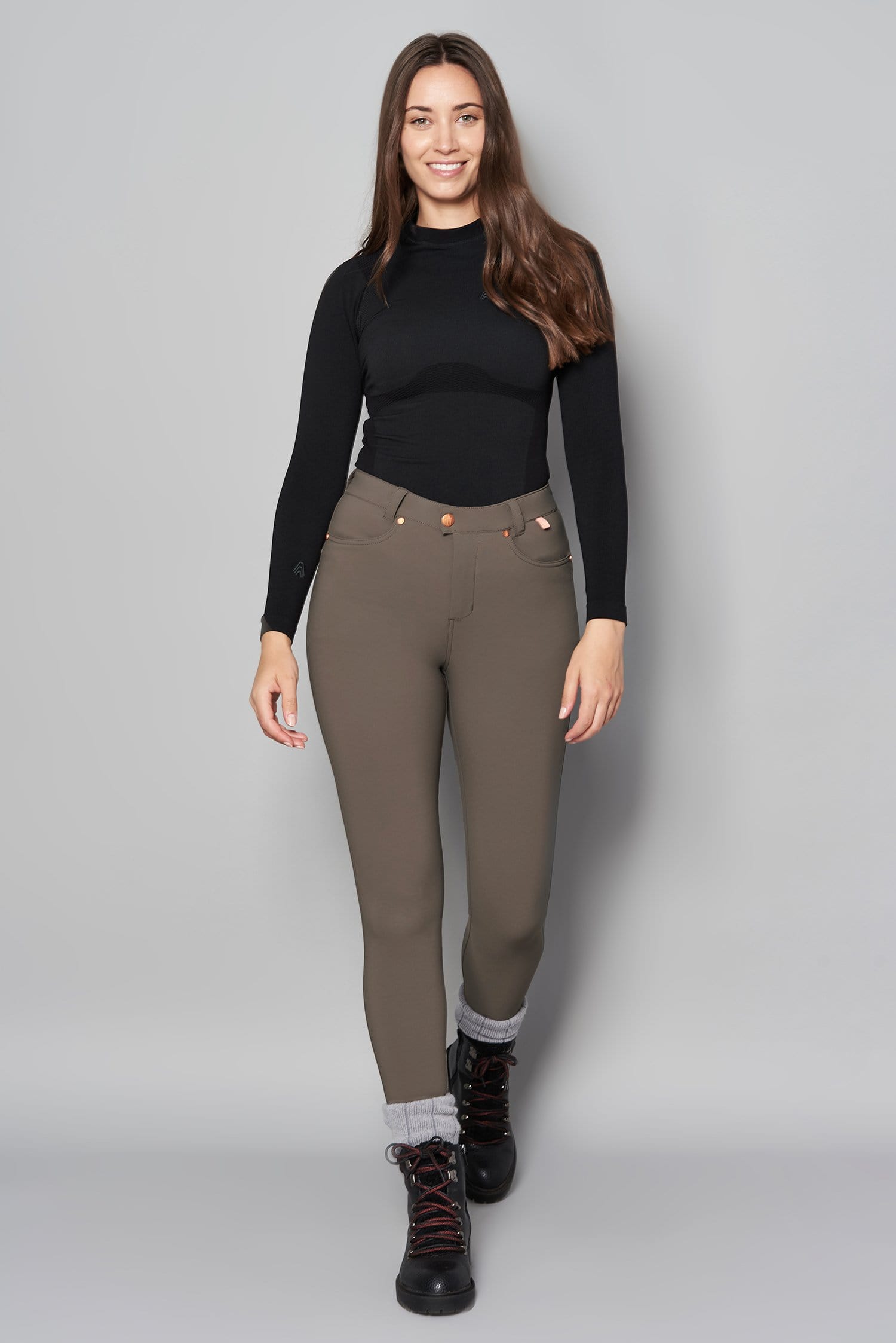 MAX Stretch Skinny Outdoor Trousers - Sand - ACAI Activewear