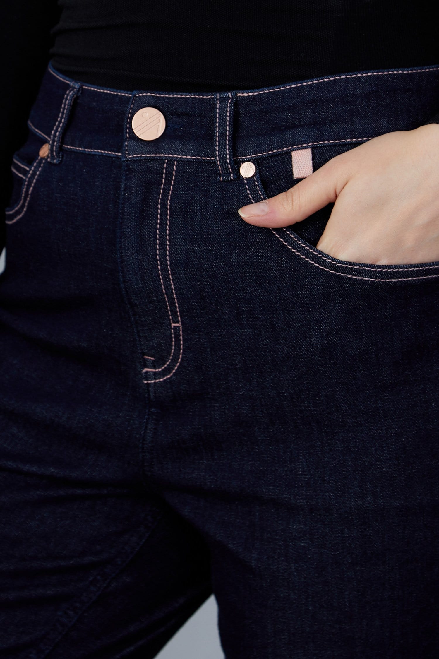 The Outdoor Slim Fit Jeans - Dark Blue Denim Trousers  
