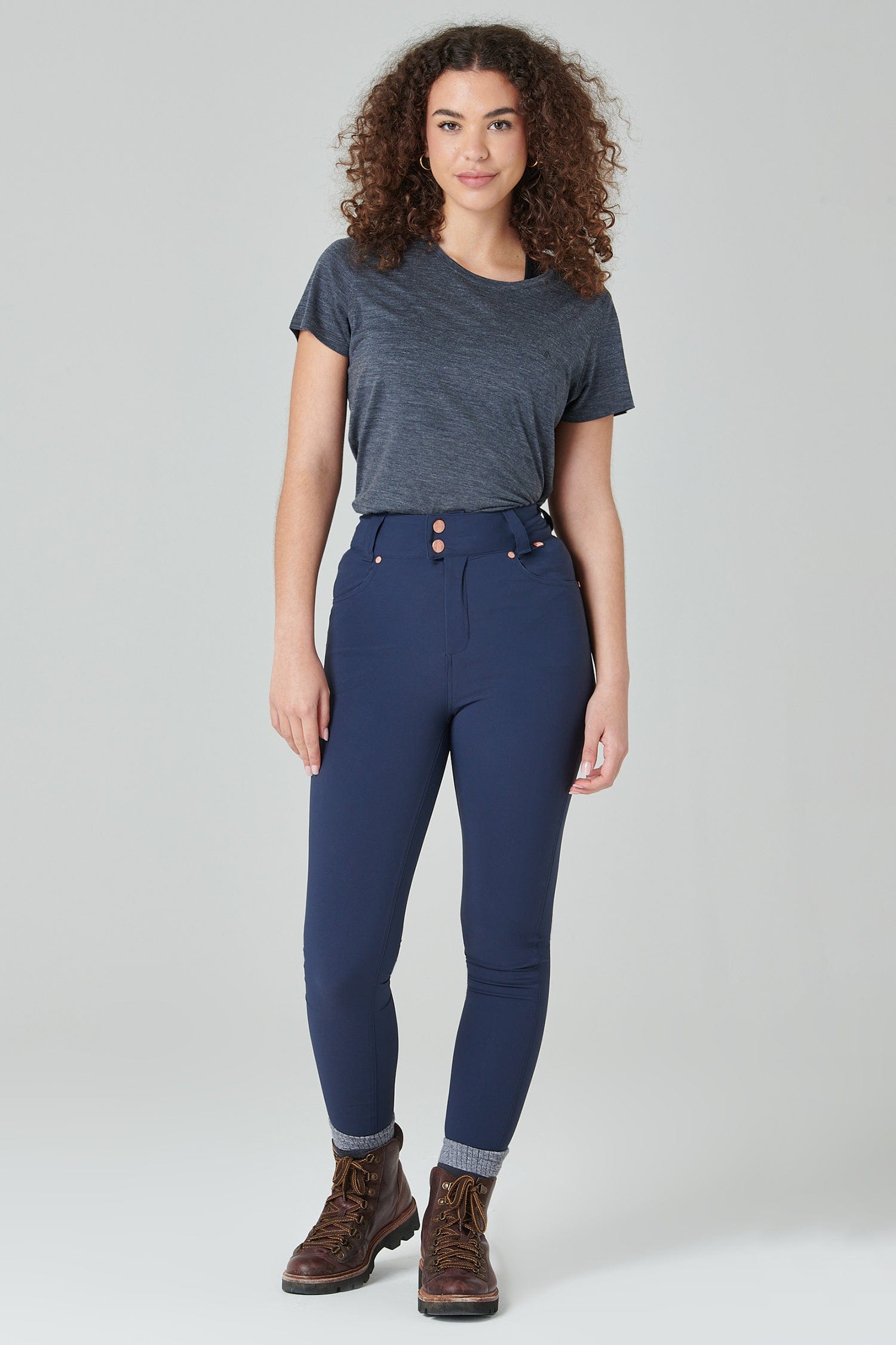 The Shape Skinny Outdoor Trousers - Deep Navy Trousers  