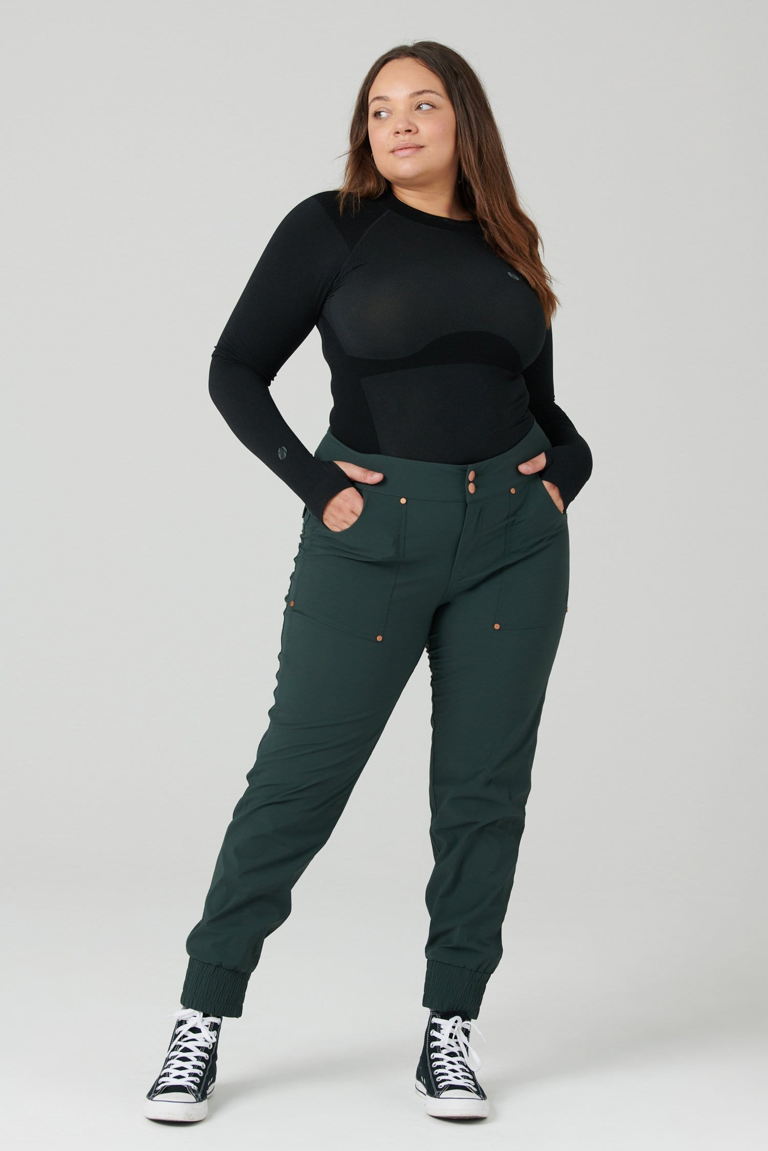 Casual Stroll Pants - Forest Green Trousers  