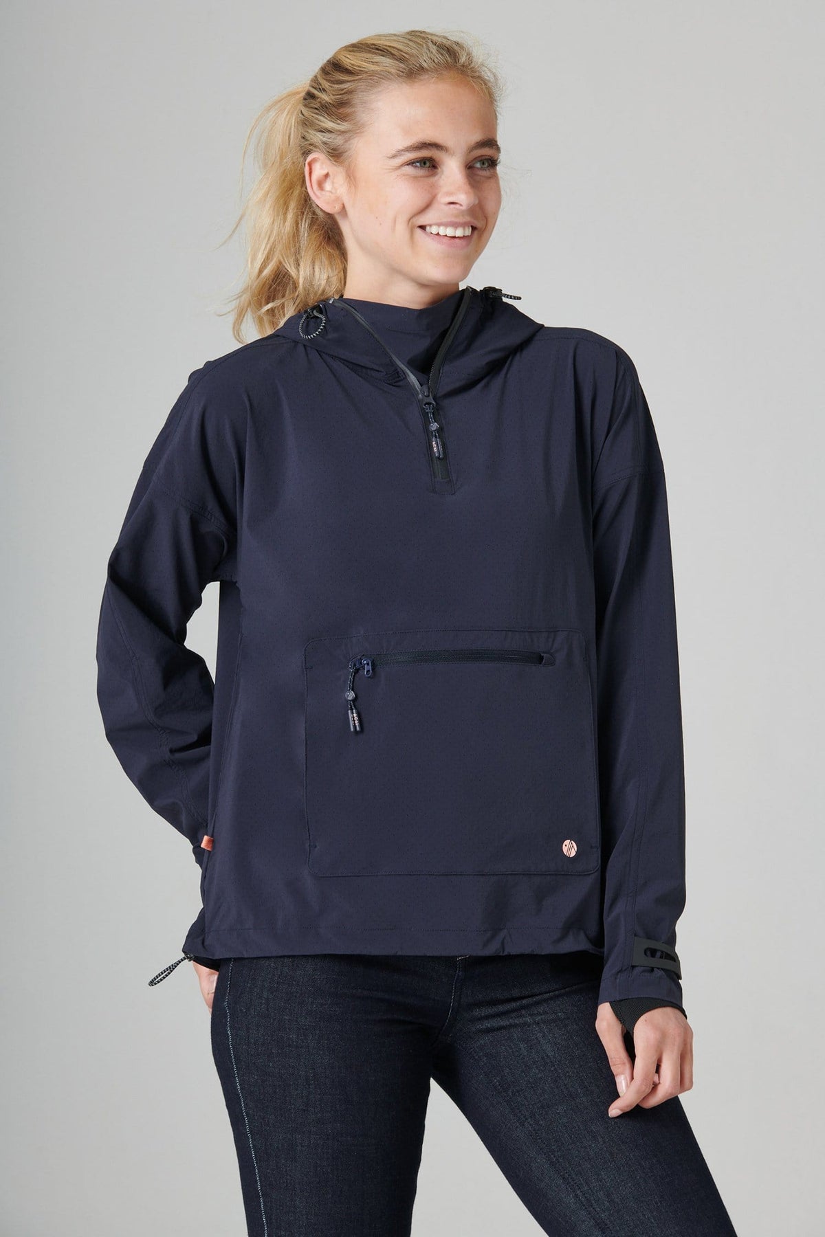 The Outdoor Showerproof Popover - Midnight Blue Jackets  