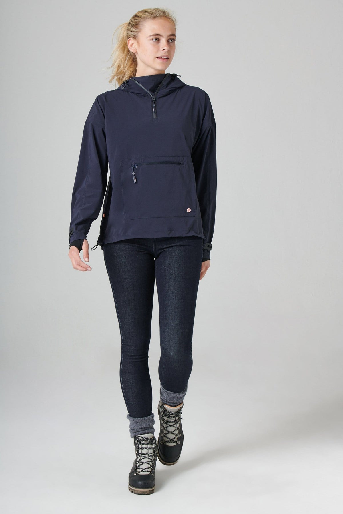 The Outdoor Showerproof Popover - Midnight Blue Jackets  