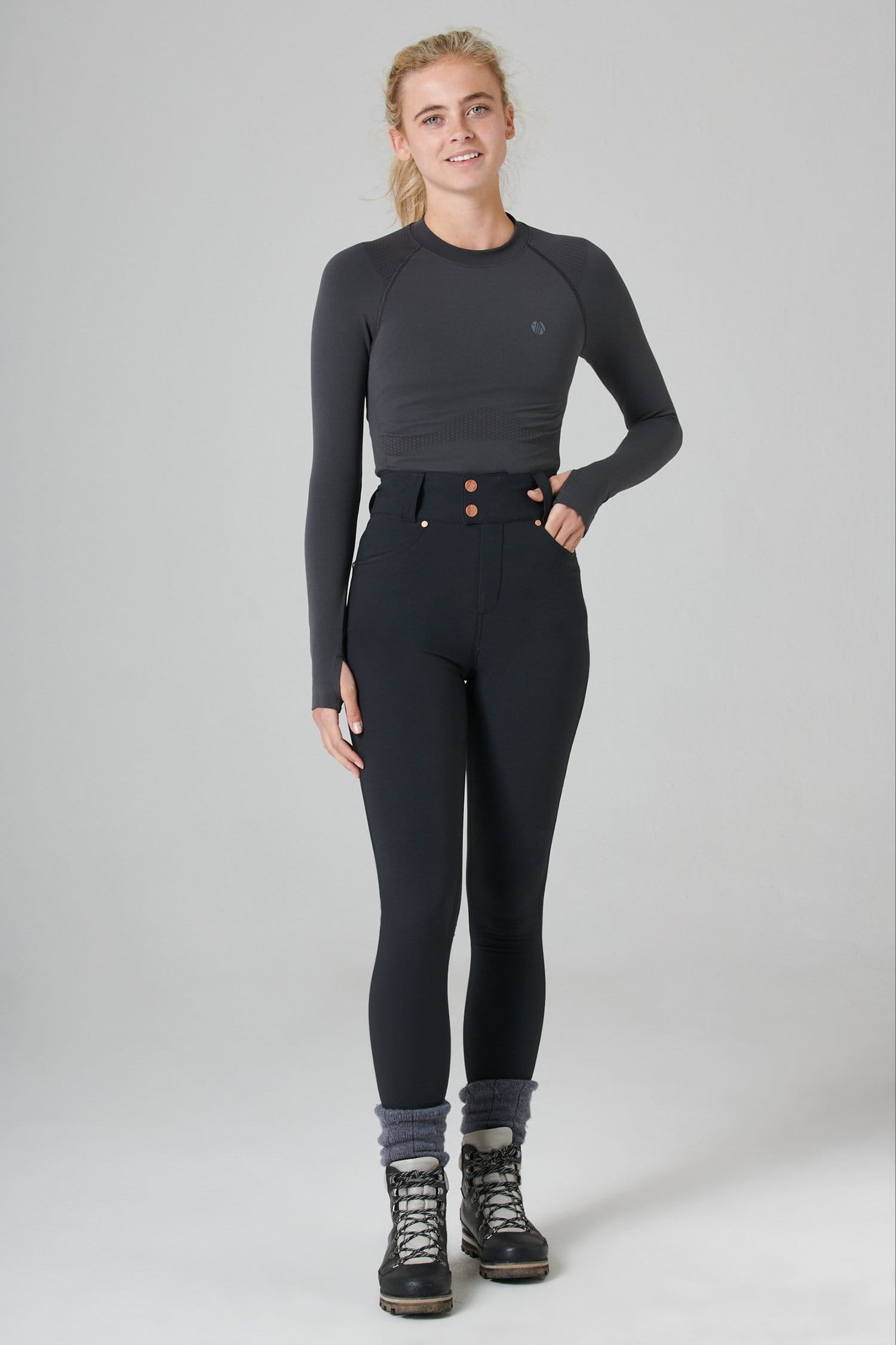 The Shape Skinny Outdoor Trousers - Black Trousers  