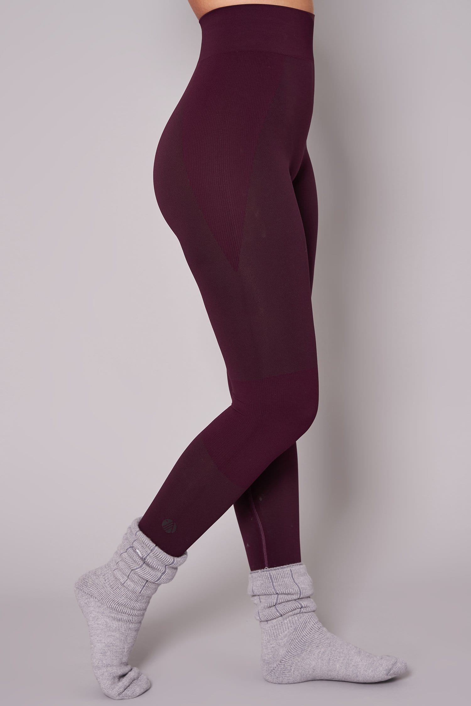 Thermal Seamless Base Layer Tights - Aubergine Base Layer  
