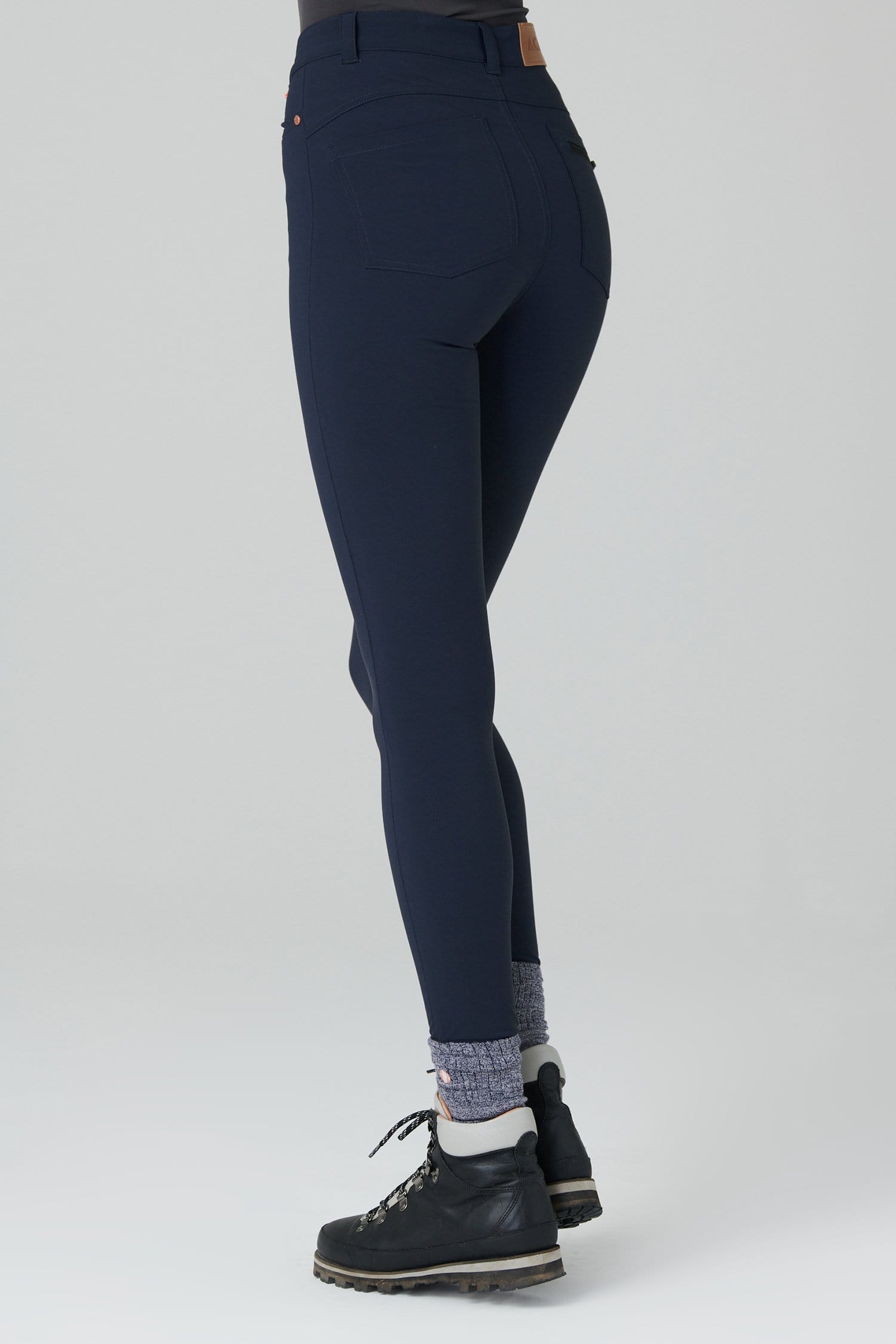 Thermal Skinny Outdoor Trousers - Deep Navy Trousers  
