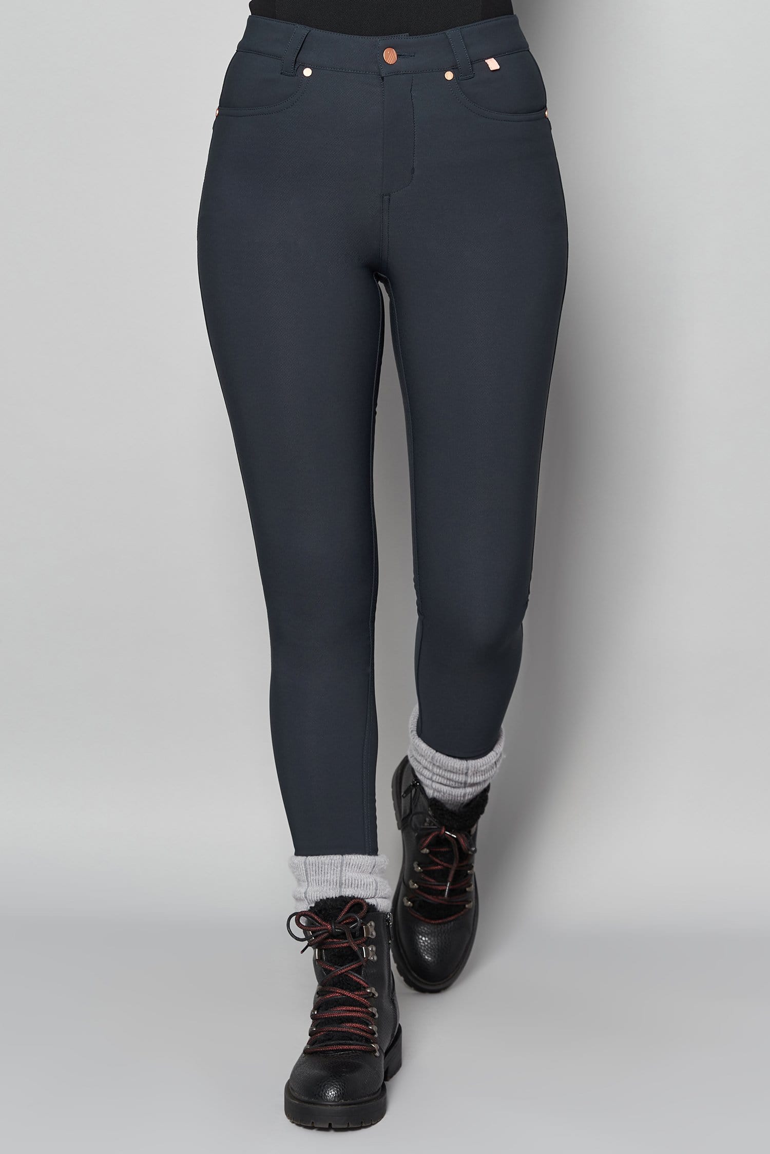 Thermal Skinny Outdoor Trousers - Graphite - ACAI Activewear