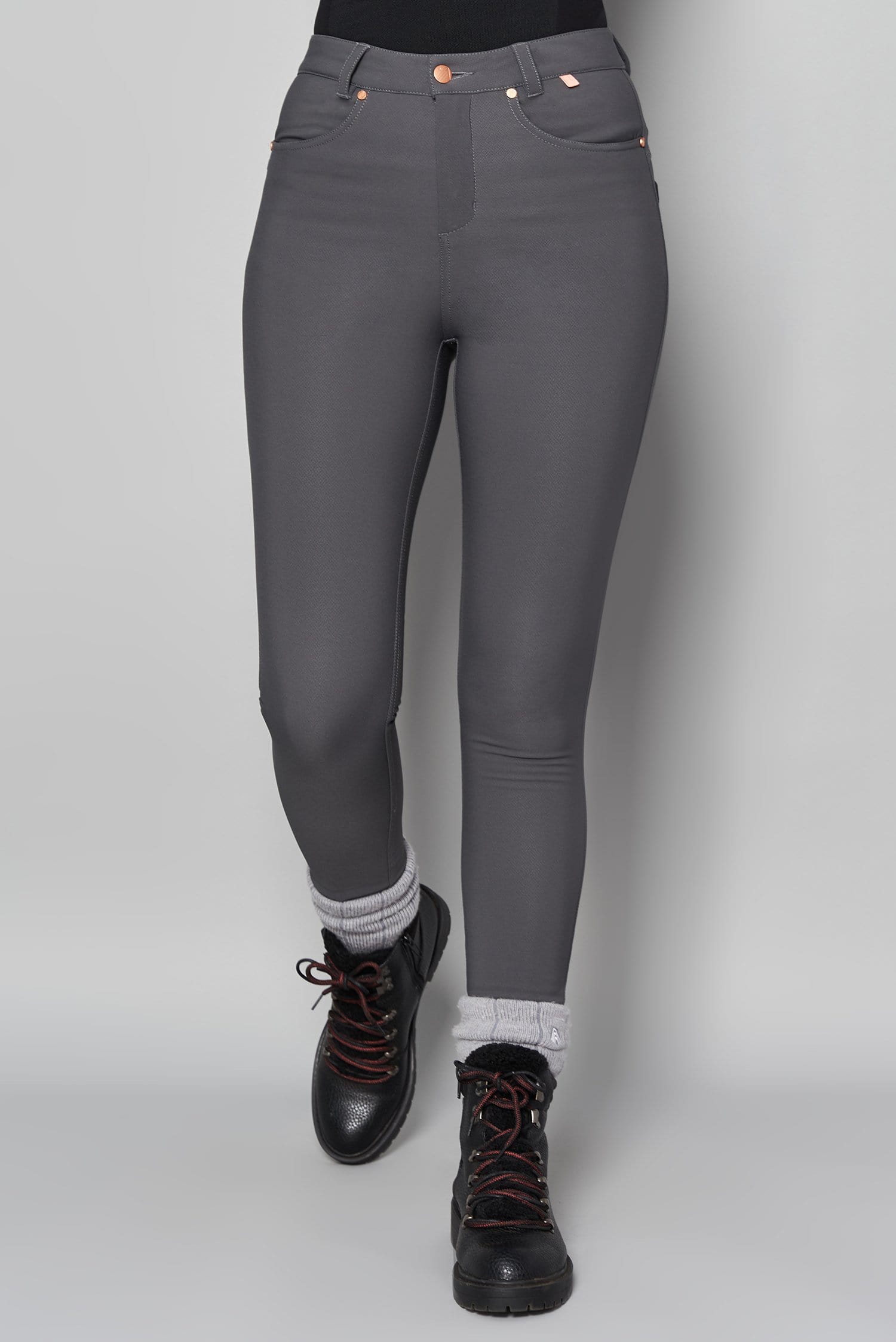 Thermal Skinny Outdoor Trousers - Storm grey - ACAI Activewear