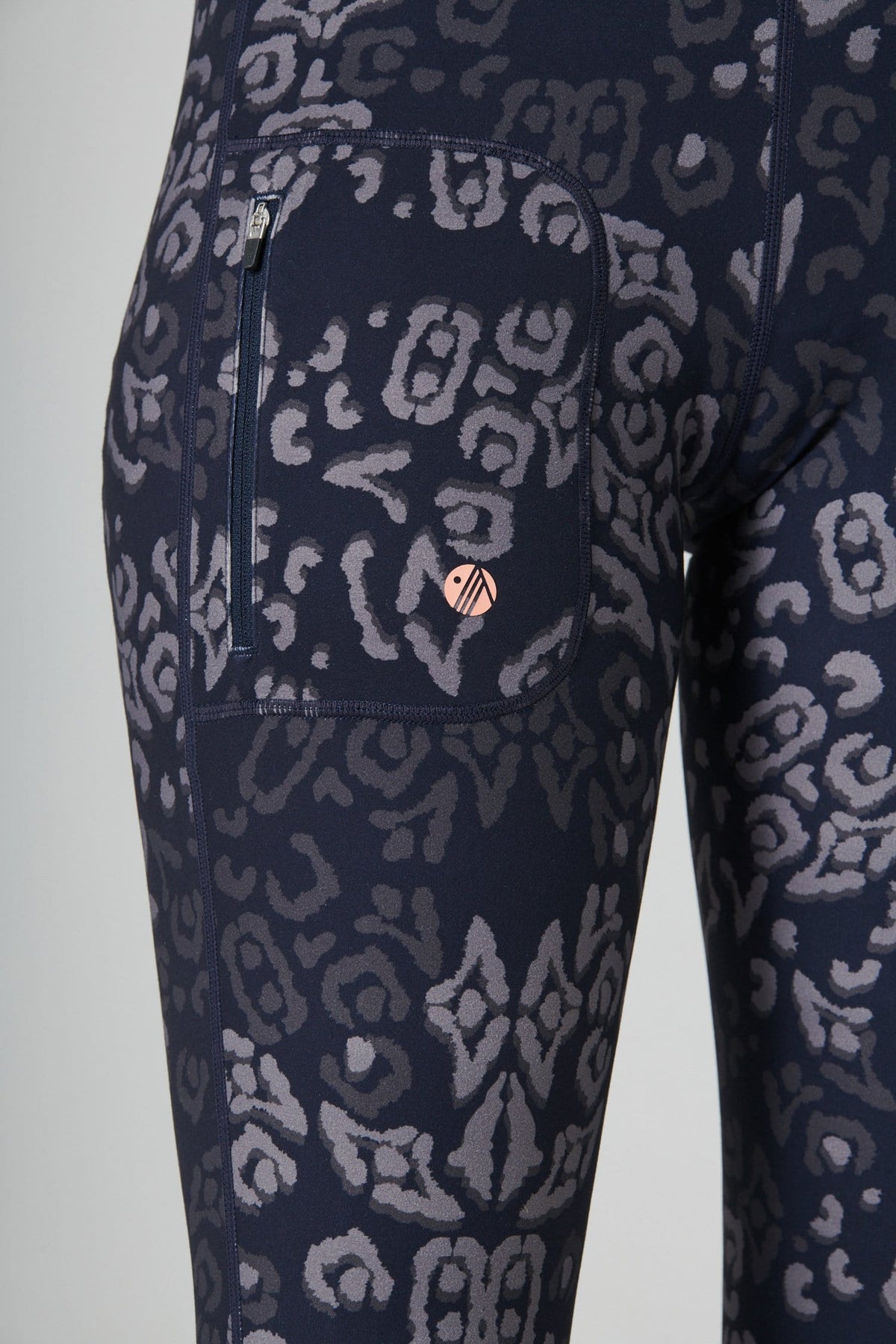 The Recycled Outdoor Leggings - Navy Wild Print Leggings  