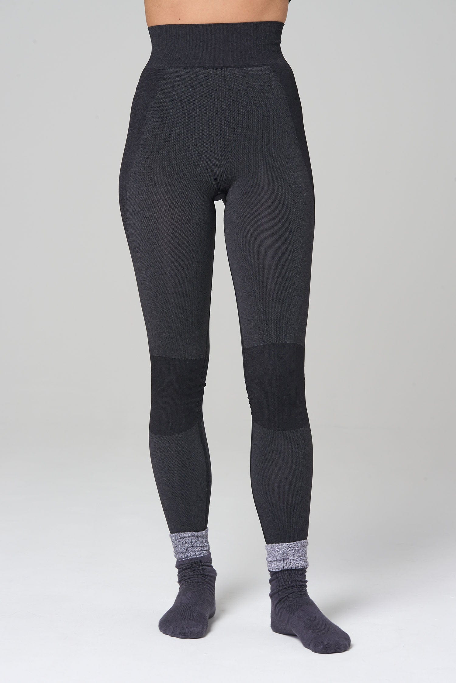 Thermal Seamless Base Layer Tights - Black Base Layer 