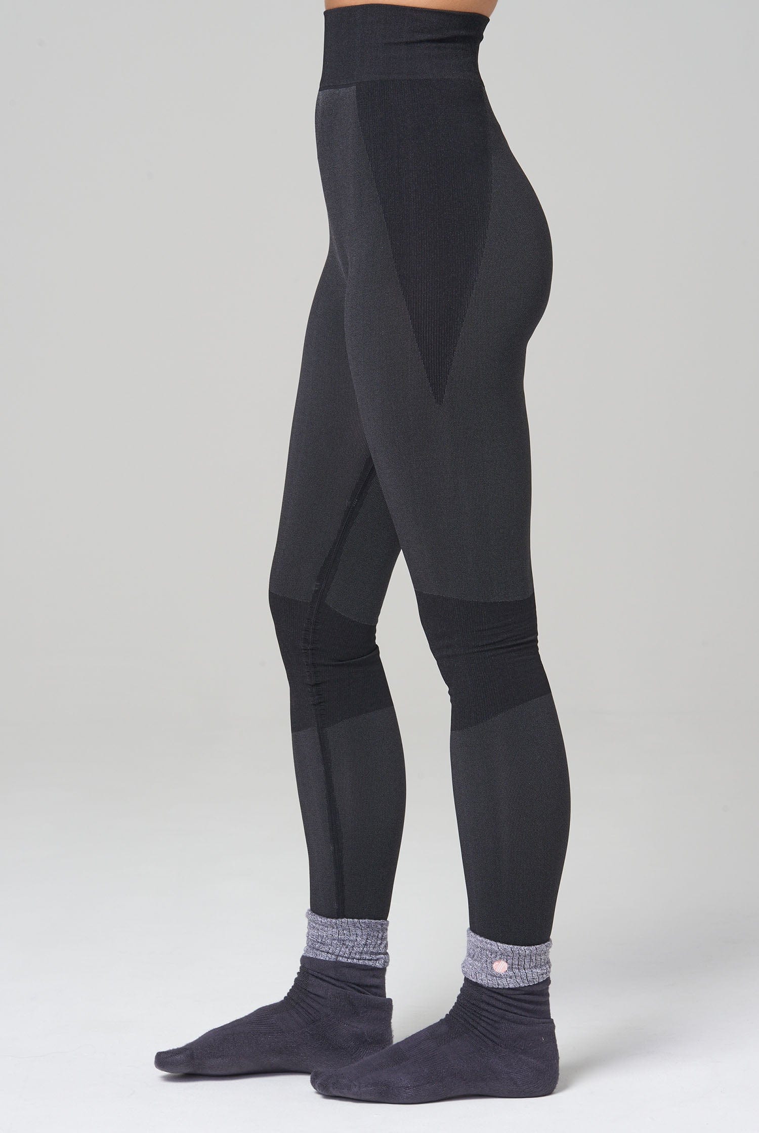 Thermal Seamless Base Layer Tights - Black Base Layer 