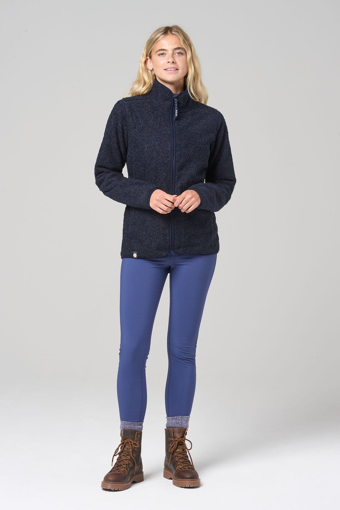 The Outdoor Full Zip Fleece - Deep Navy