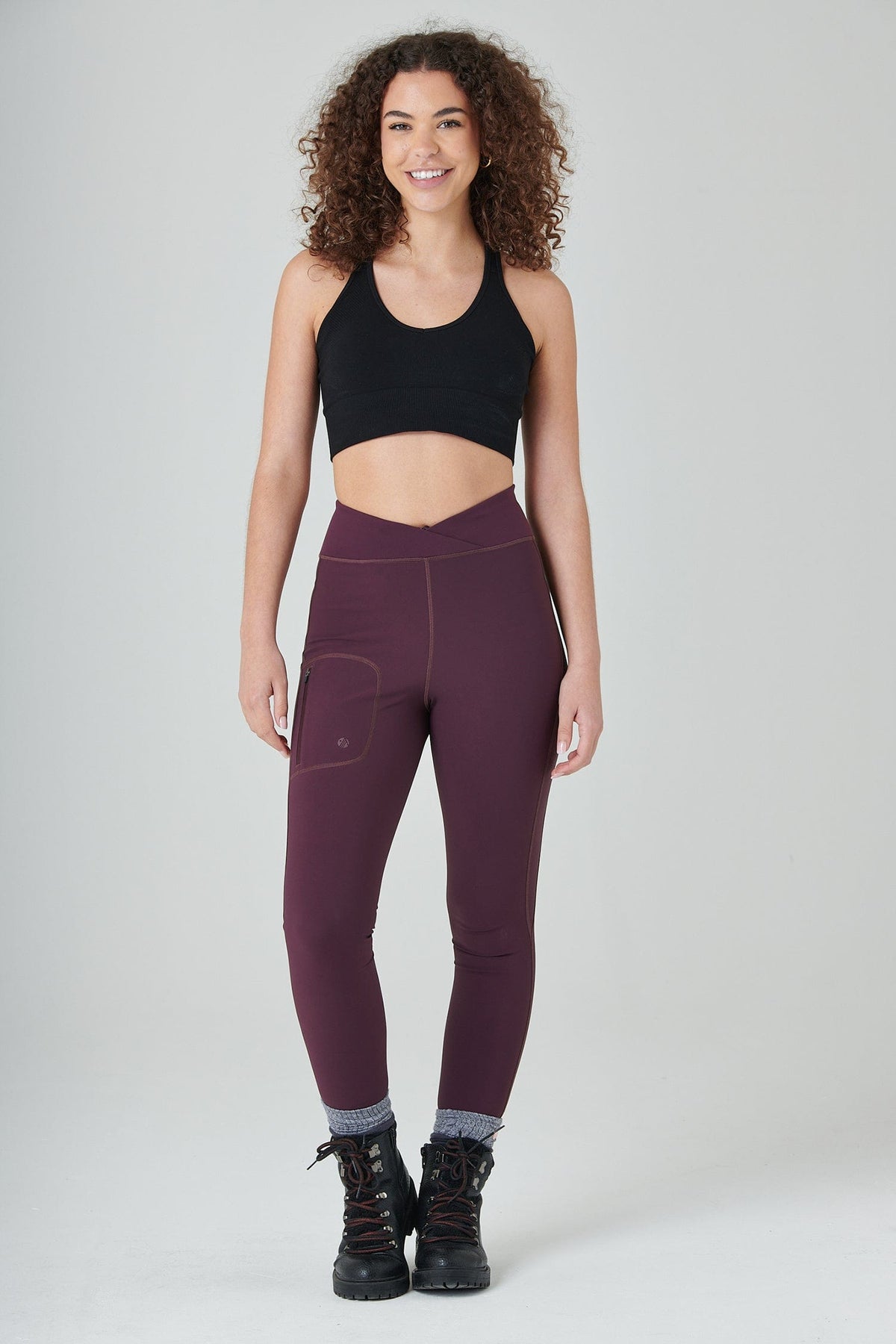 Bamboo Hike Bra - Black Base Layer  